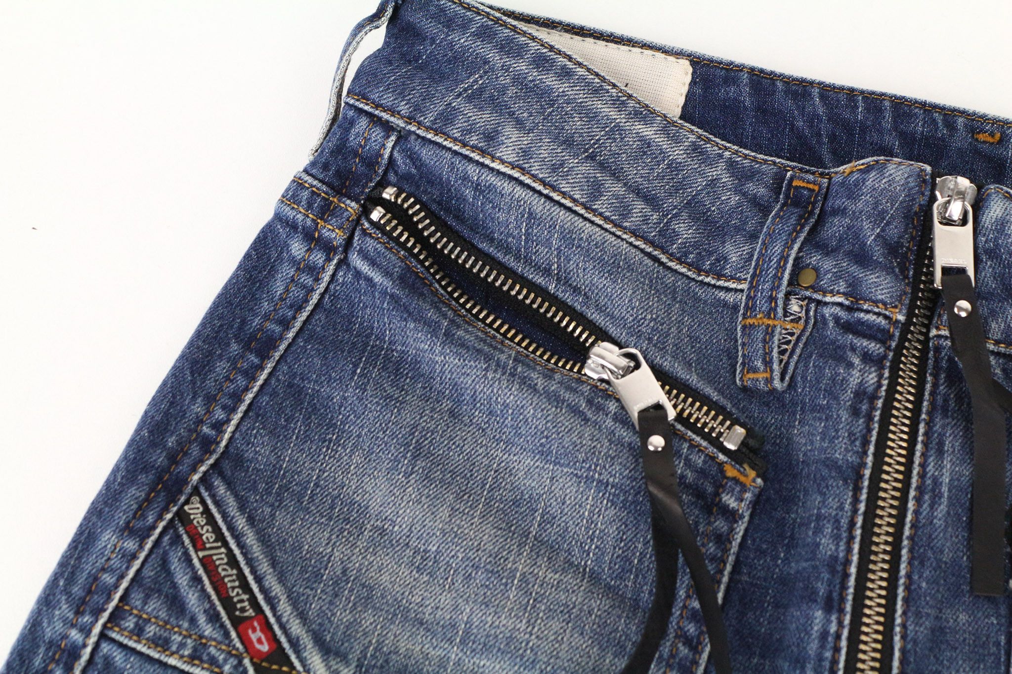 Diesel D-EARLIE 089AR W26/L32 Blue High Waist Stretch Jeans 69896 Size 26" / US 2 / IT 38 - 4 Thumbnail