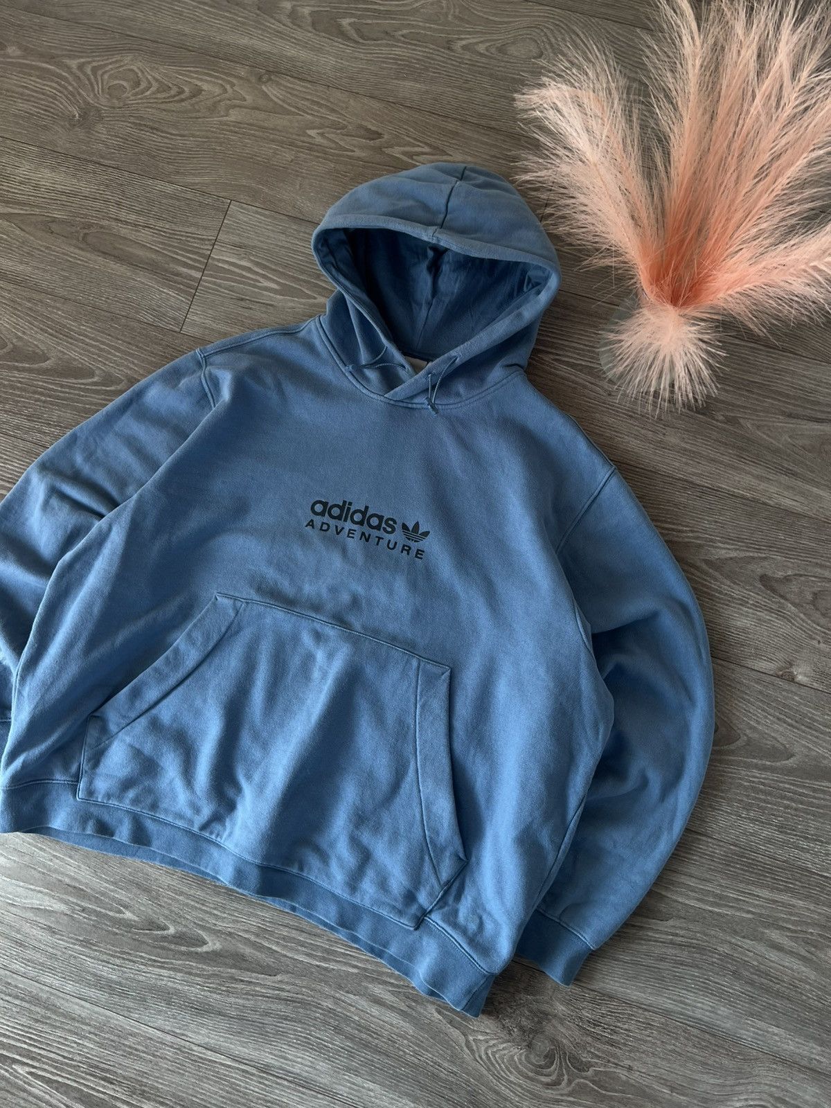 Adidas ‼️Adidas Adventure EQT Big Logo Regular Hood Hoodie ‼️ Size US XXL / EU 58 / 5 - 7 Thumbnail