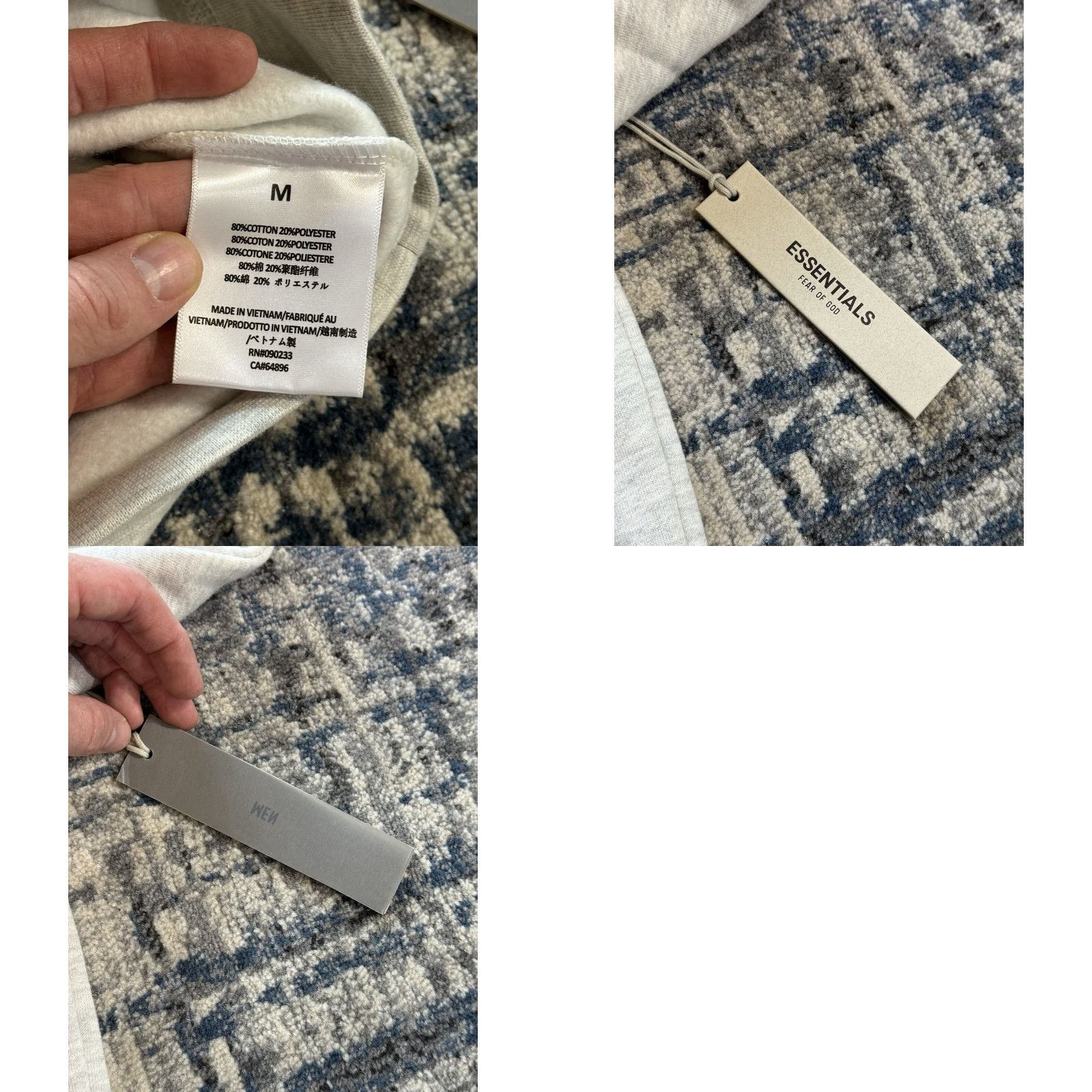 Essentials Fear of God Essentials Hoodie FW22 Color Light Oatmeal Size Medium Brand New NWT Hoodie Men M Gray Pullover Hooded Oversized Pockets NWT Size US M / EU 48-50 / 2 - 8 Thumbnail