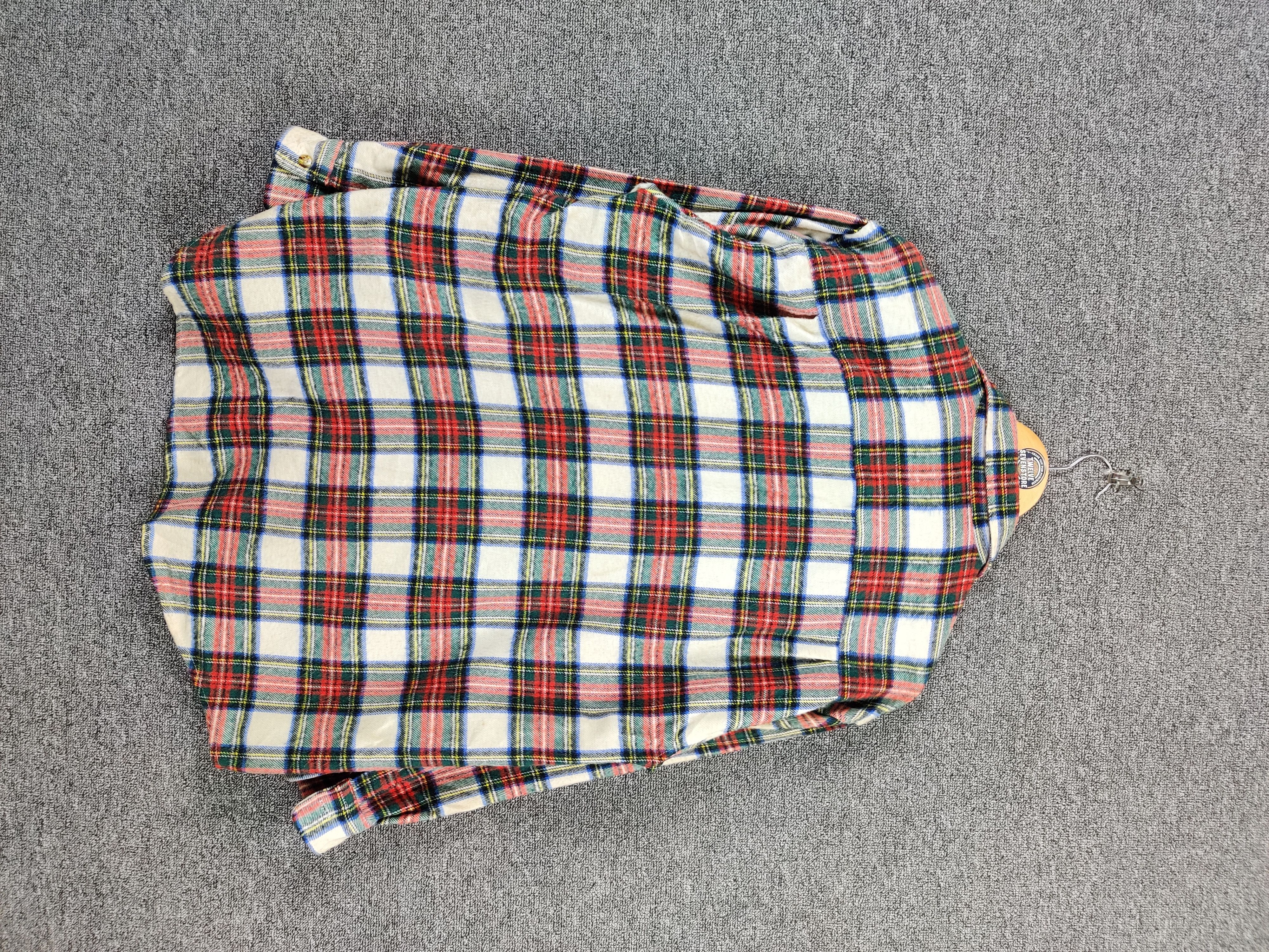 Flannel Japanese Brand Afs Club Plaid Flannel Shirt Button Ups Size US L / EU 52-54 / 3 - 6 Thumbnail