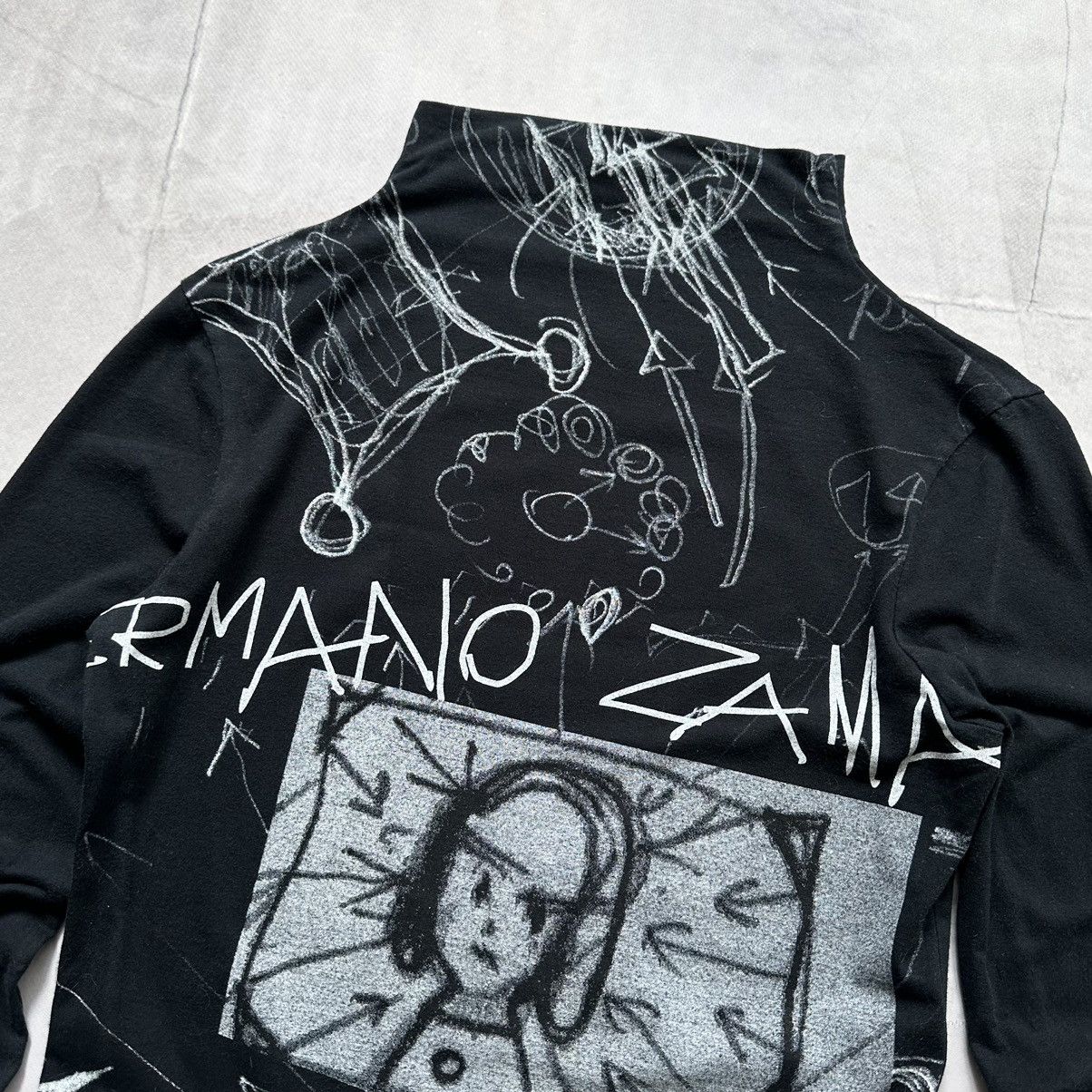 Hysteric Glamour × Undercover RARE Cop Copine Vibe Long Sleeve T Shirt Germano Zama Size S / US 4 / IT 40 - 5 Thumbnail