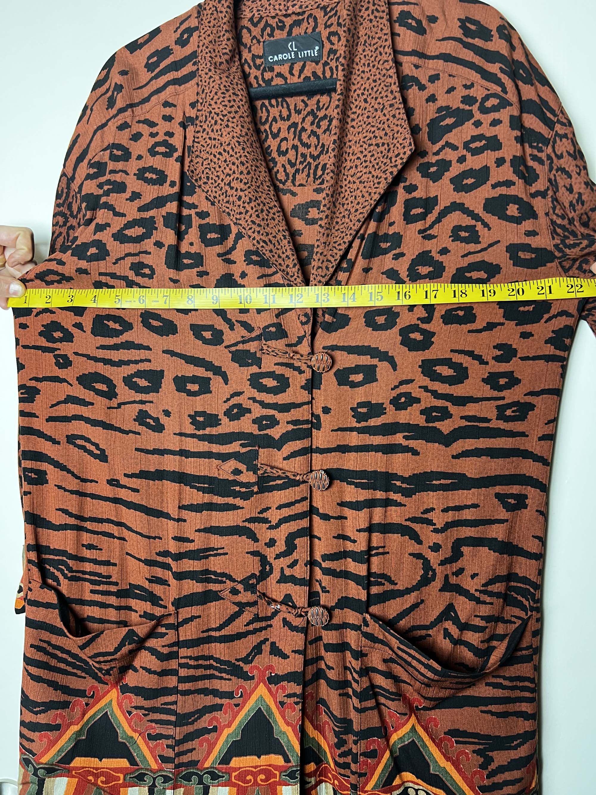 Vintage Vintage 1980's Carole Little Animal Print Blazer Jacket Size ONE SIZE - 10 Thumbnail