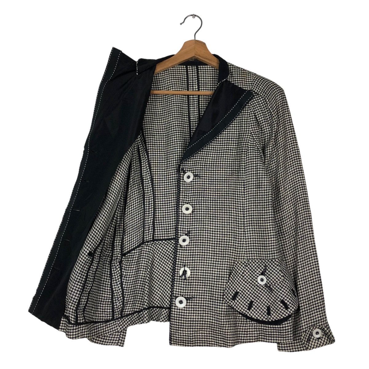 Hiroko Koshino Homme 🔥Vintage Cropped Jacket Hiroko Koshino Japan Issey Miyake Size US M / EU 48-50 / 2 - 11 Thumbnail