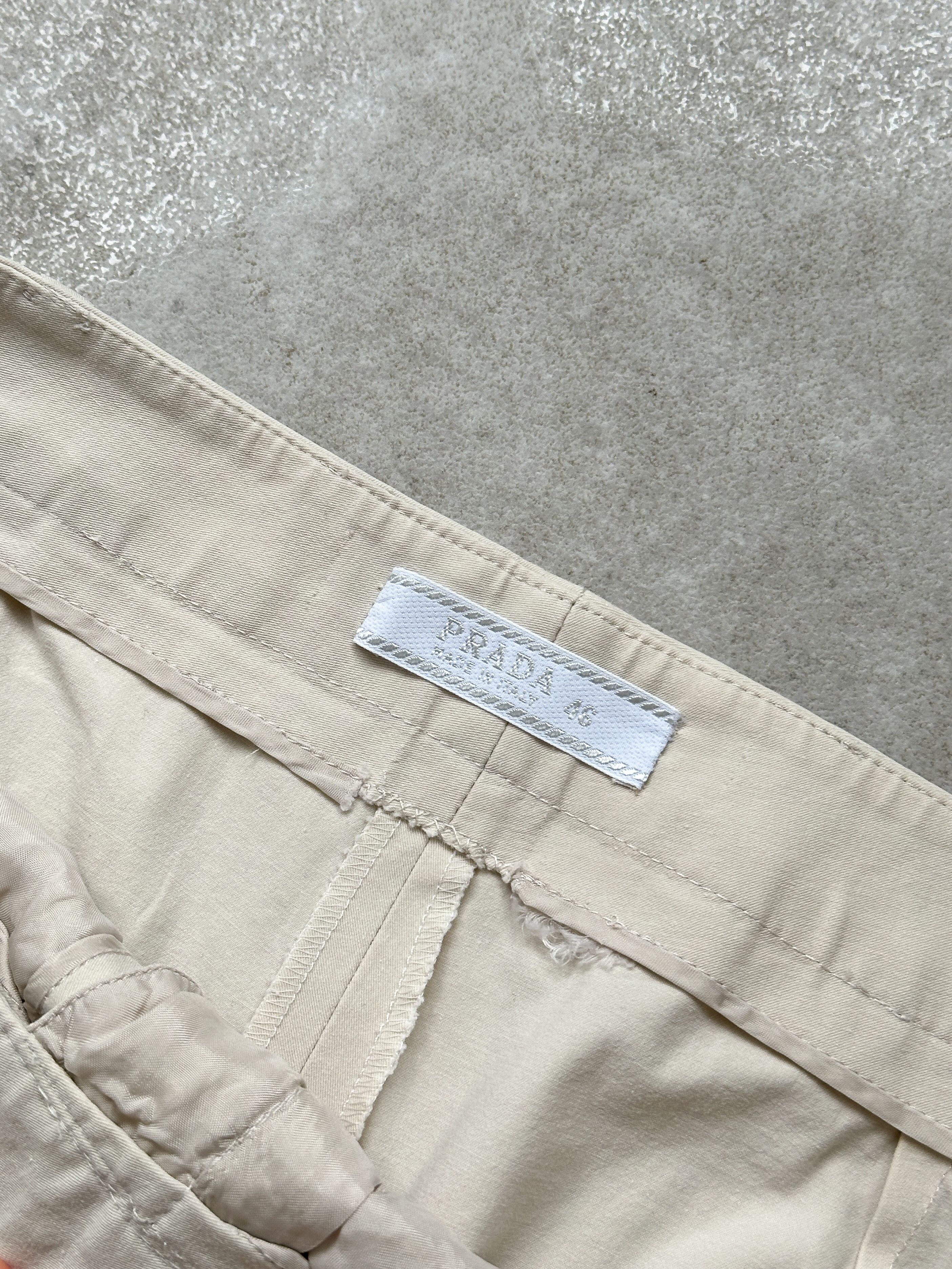Prada Prada Cream Pants Trousers Size 32" / US 10 / IT 46 - 6 Thumbnail
