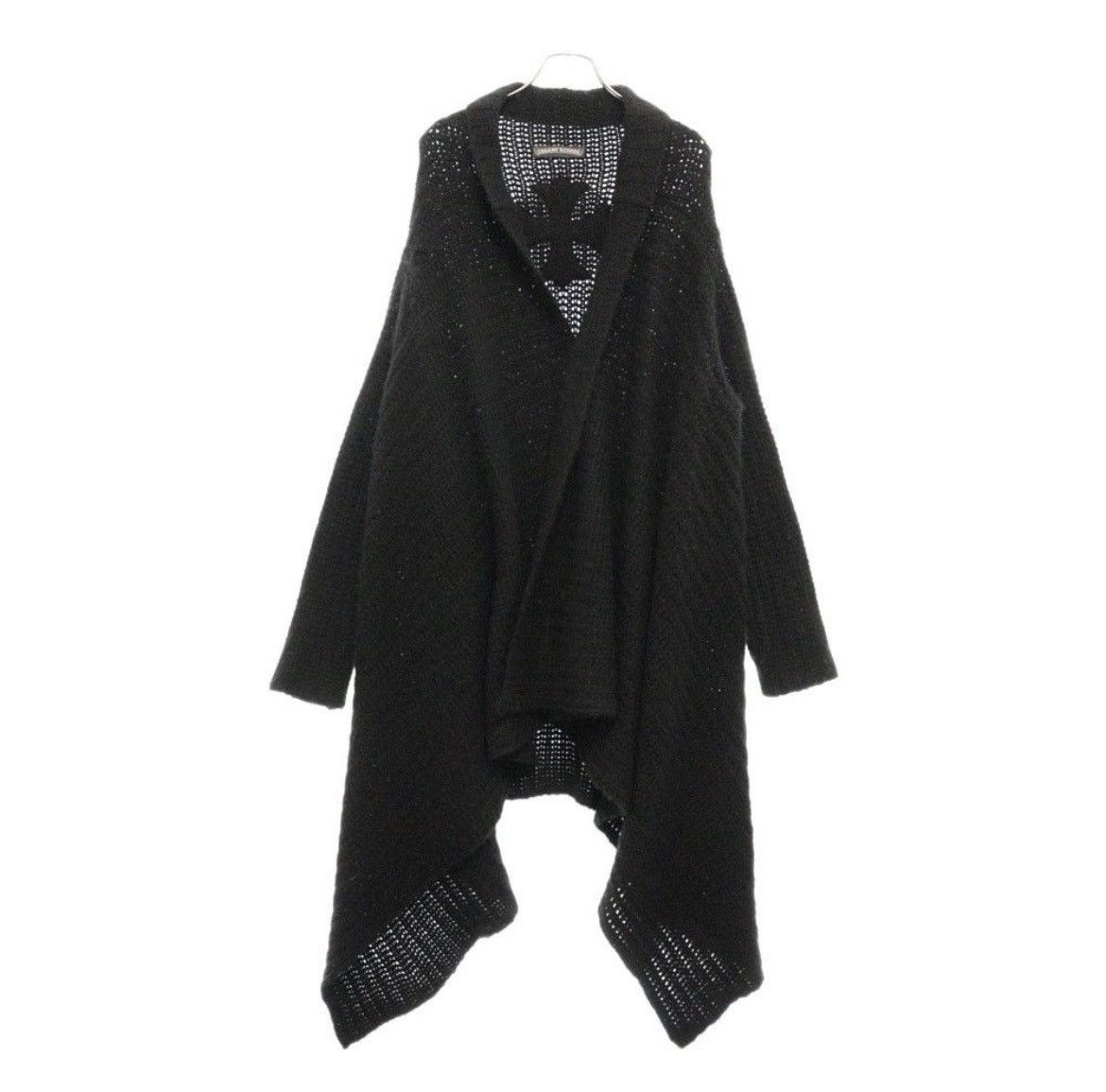 Chrome Hearts CHROME HEARTS Black Wool Buttonless Cardigan Size US S / EU 44-46 / 1 - 1 Thumbnail