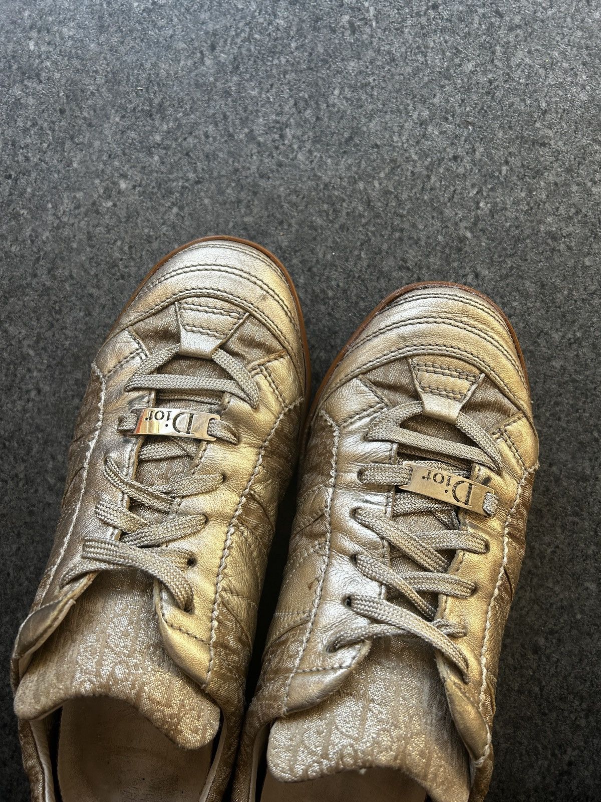 Dior 2004 Dior By John Galliano Monogram Sneakers Size US 8 / IT 38 - 19 Thumbnail