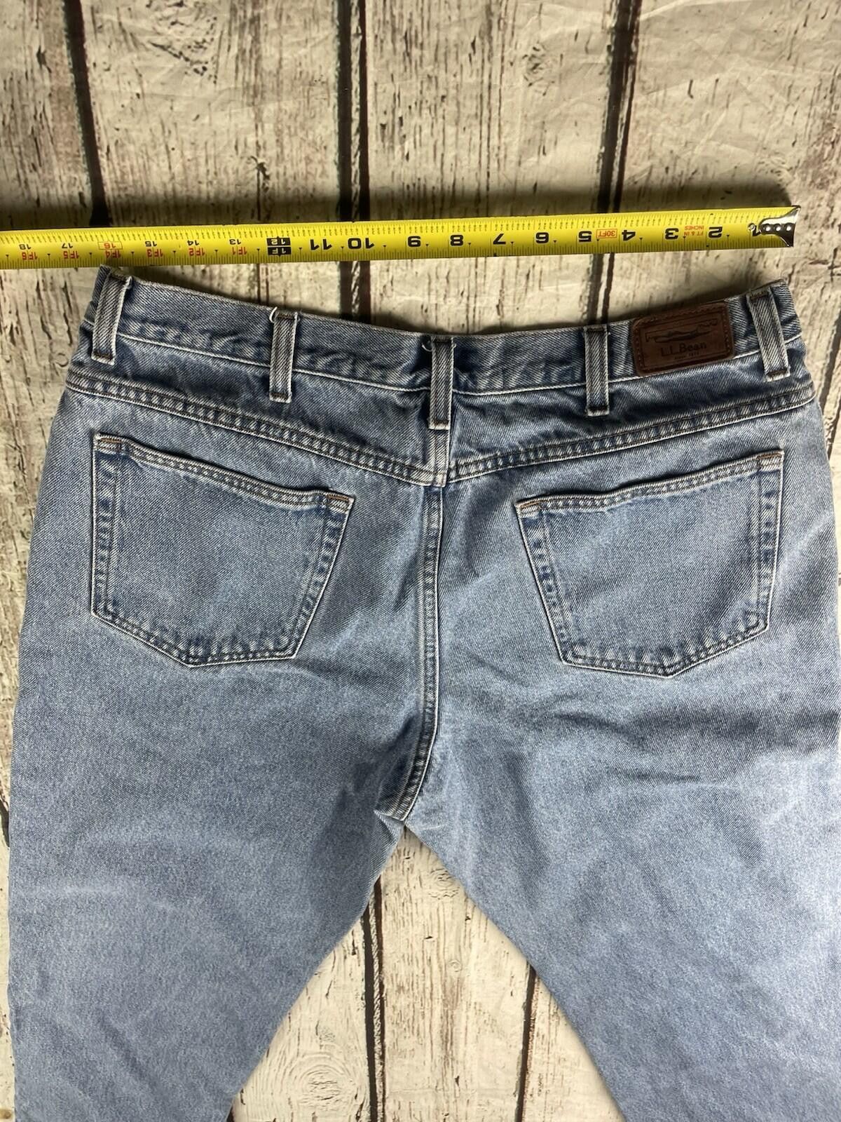 L.L. Bean L.L. Bean Jeans Relaxed Fit Men's Size 37x29 Blue Denim 90s Size US 37 - 6 Thumbnail