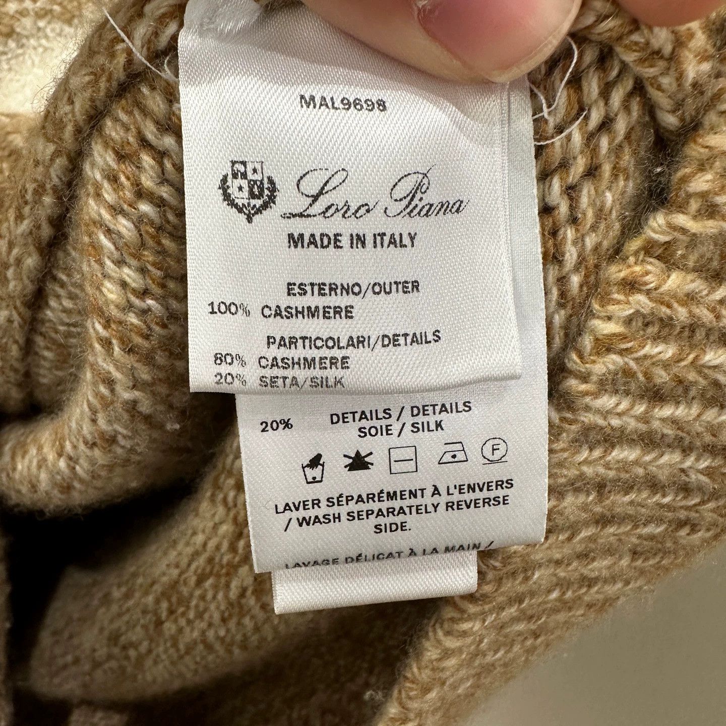 Loro Piana Loro Piana mar29 Lucky Star Turtleneck Cashmere XS Size XS / US 0-2 / IT 36-38 - 4 Thumbnail