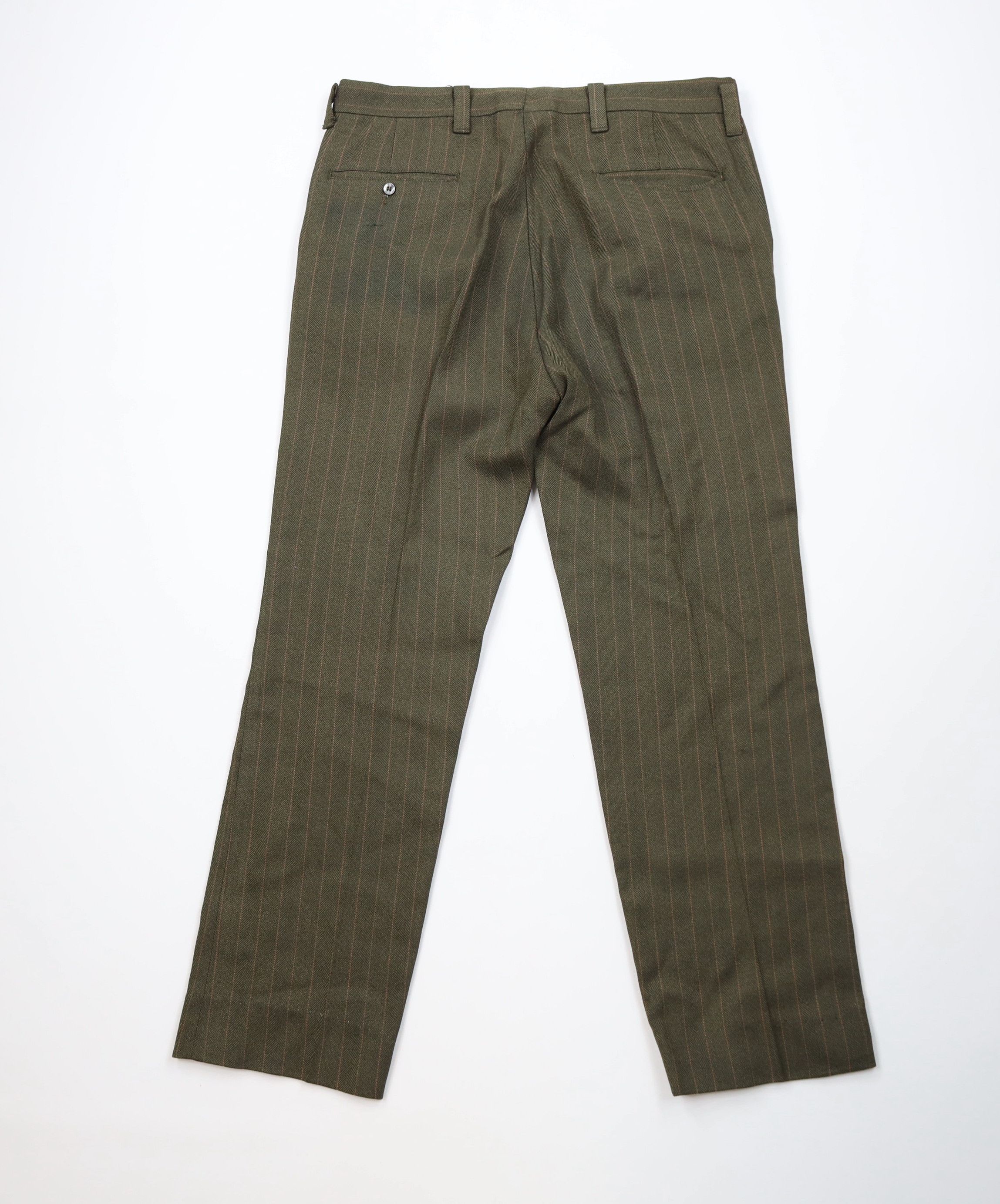 Vintage Vintage 60s 70s Streetwear Wool Pinstriped Chino Pants USA Size US 36 / EU 52 - 9 Thumbnail