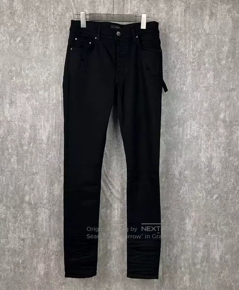 Amiri Amiri Size 30 Black trousers Size US 30 / EU 46 - 1 Thumbnail