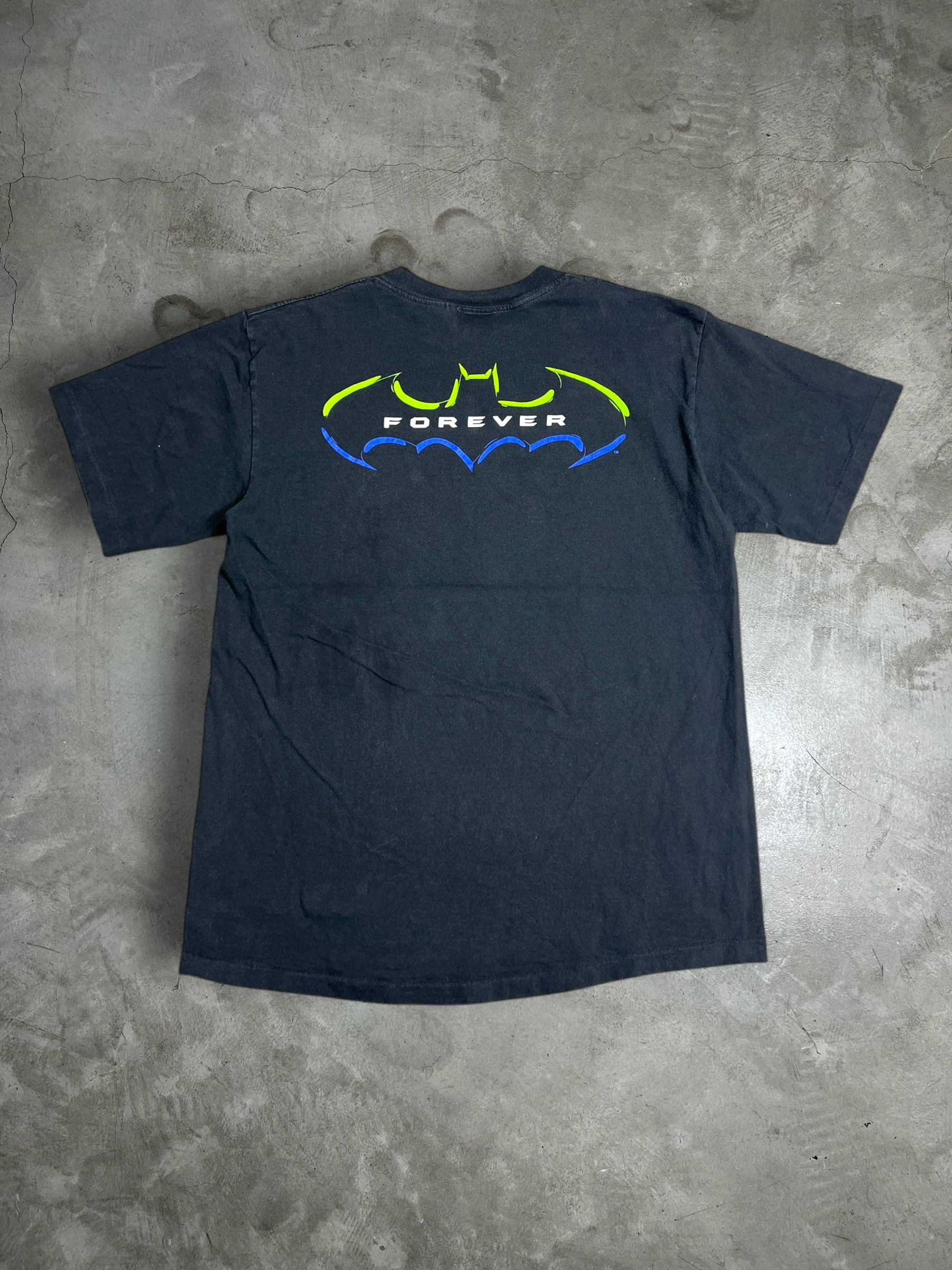 DC Comics × Vintage Vtg 90s DC Comics Batman Forever Movie Promo Tee (L) GTME542 Size US L / EU 52-54 / 3 - 1 Thumbnail