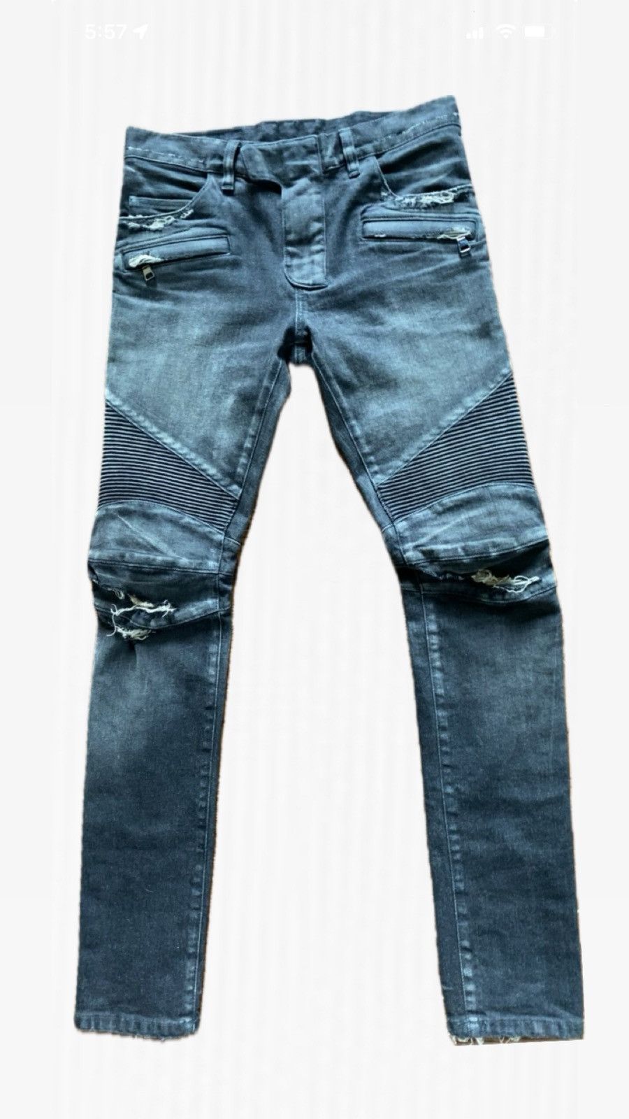 Balmain Balmain by Decarnin AW11 3D Denim | Grailed
