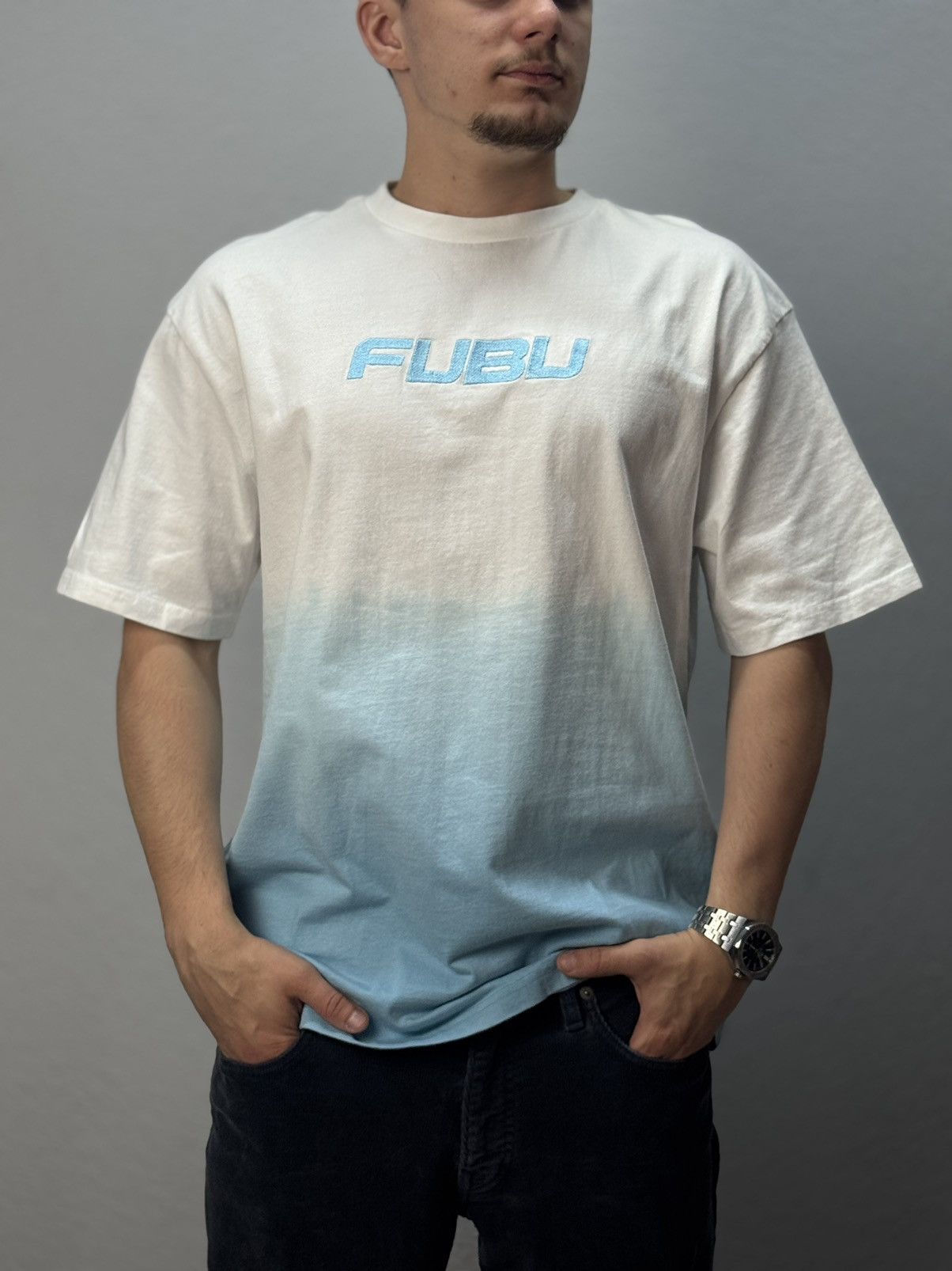 Fubu Vintage Fubu T-shirt Jnco Tee Sk8 streetwear Y2K Stussy Size US M / EU 48-50 / 2 - 1 Thumbnail