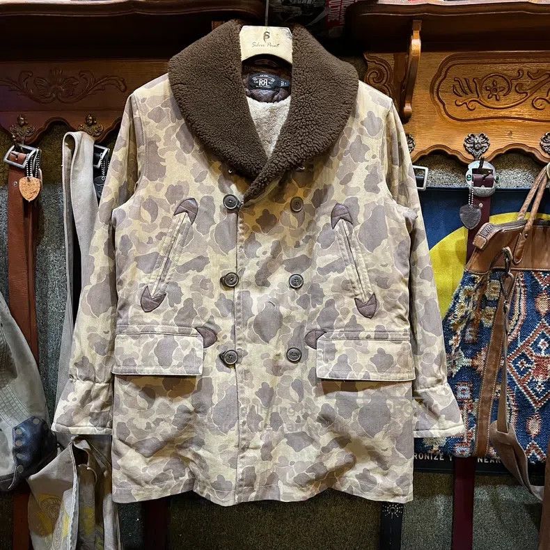 RRL Ralph Lauren RRL Ralph Lauren Shearling Farmer's Jacket Size US S / EU 44-46 / 1 - 1 Thumbnail