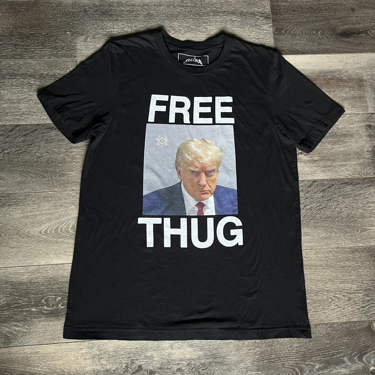Goth Money RARE Goth Money Records Flexico Free Thug Trump Mugshot Tee Size US L / EU 52-54 / 3 - 1 Thumbnail