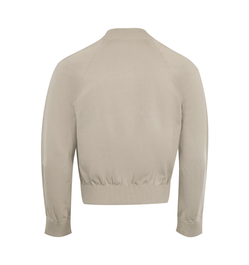 Dries Van Noten o1h1sh10525 Bomber Jacket in Light Grey Size US L / EU 52-54 / 3 - 2 Thumbnail