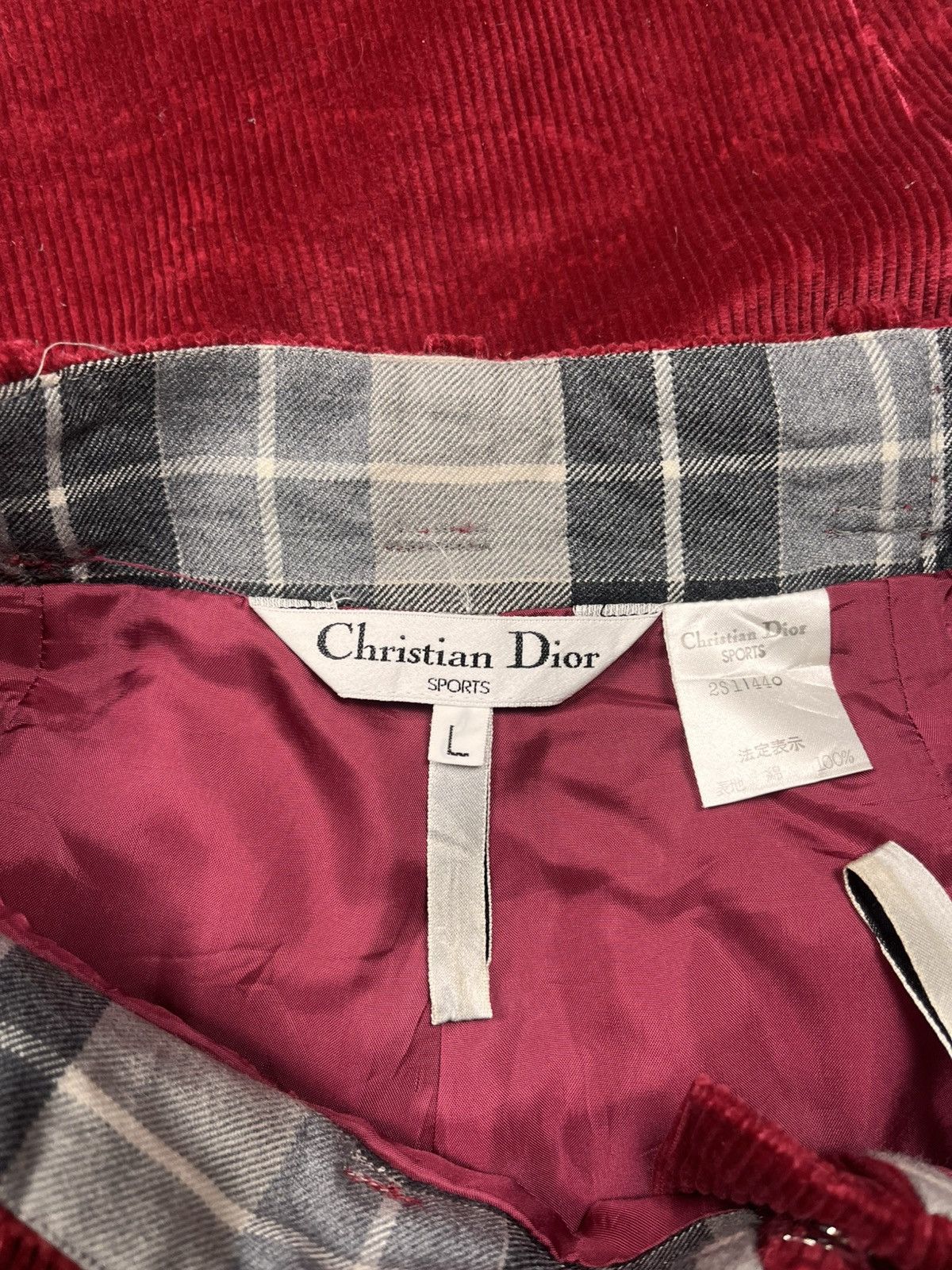 Christian Dior Monsieur Christian Dior Sport Corduroy Pants Size 30" / US 8 / IT 44 - 7 Thumbnail