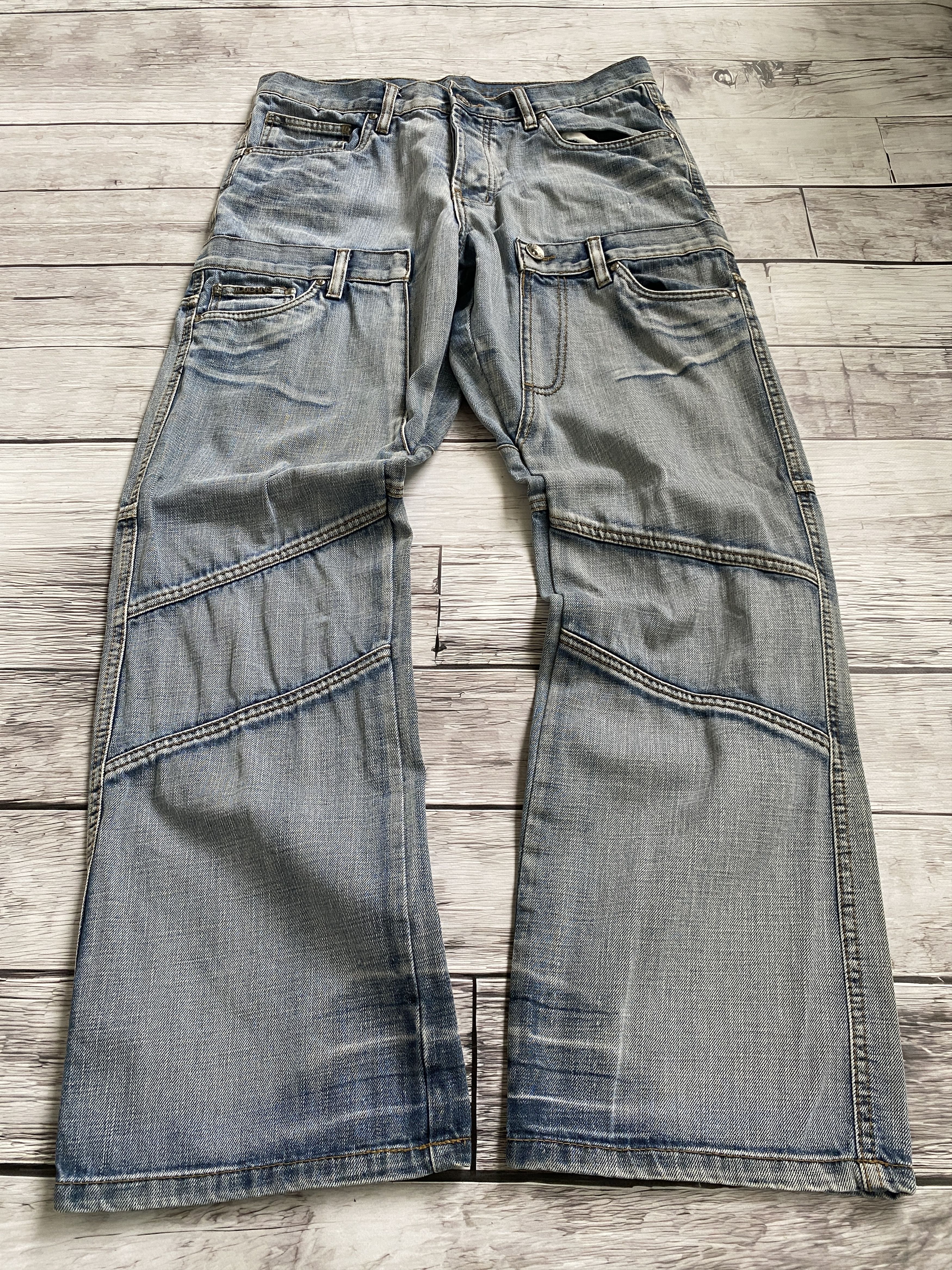 Other Vintage Rick Owens Junya Watanabe Style Distressed Jeans Size US 32 / EU 48 - 1 Thumbnail