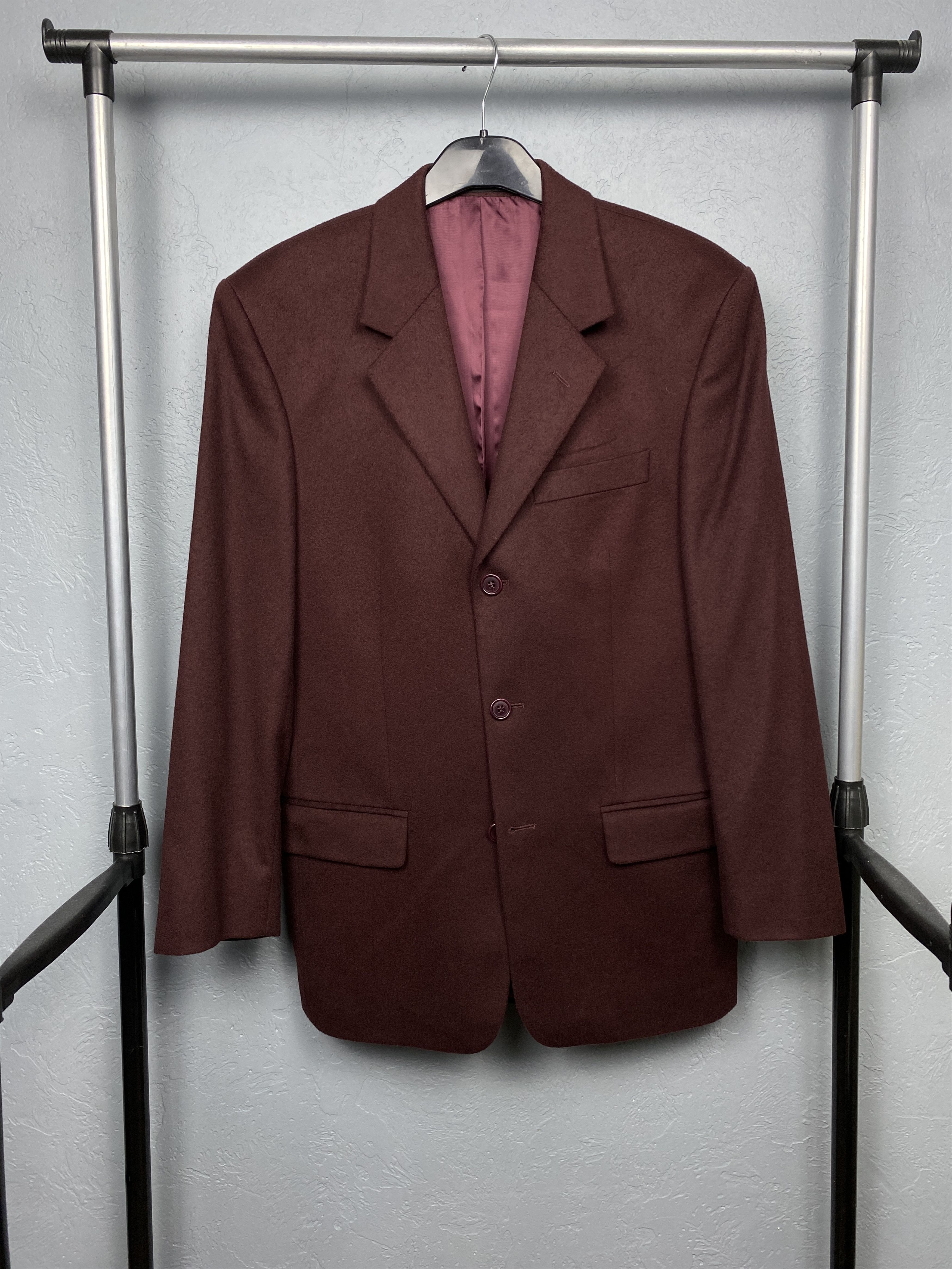 Pierre Balmain × Vintage Pierre Balmain Vintage Mens 3 Buttons Wool Blazer Jacket Size US M / EU 48-50 / 2 - 1 Thumbnail