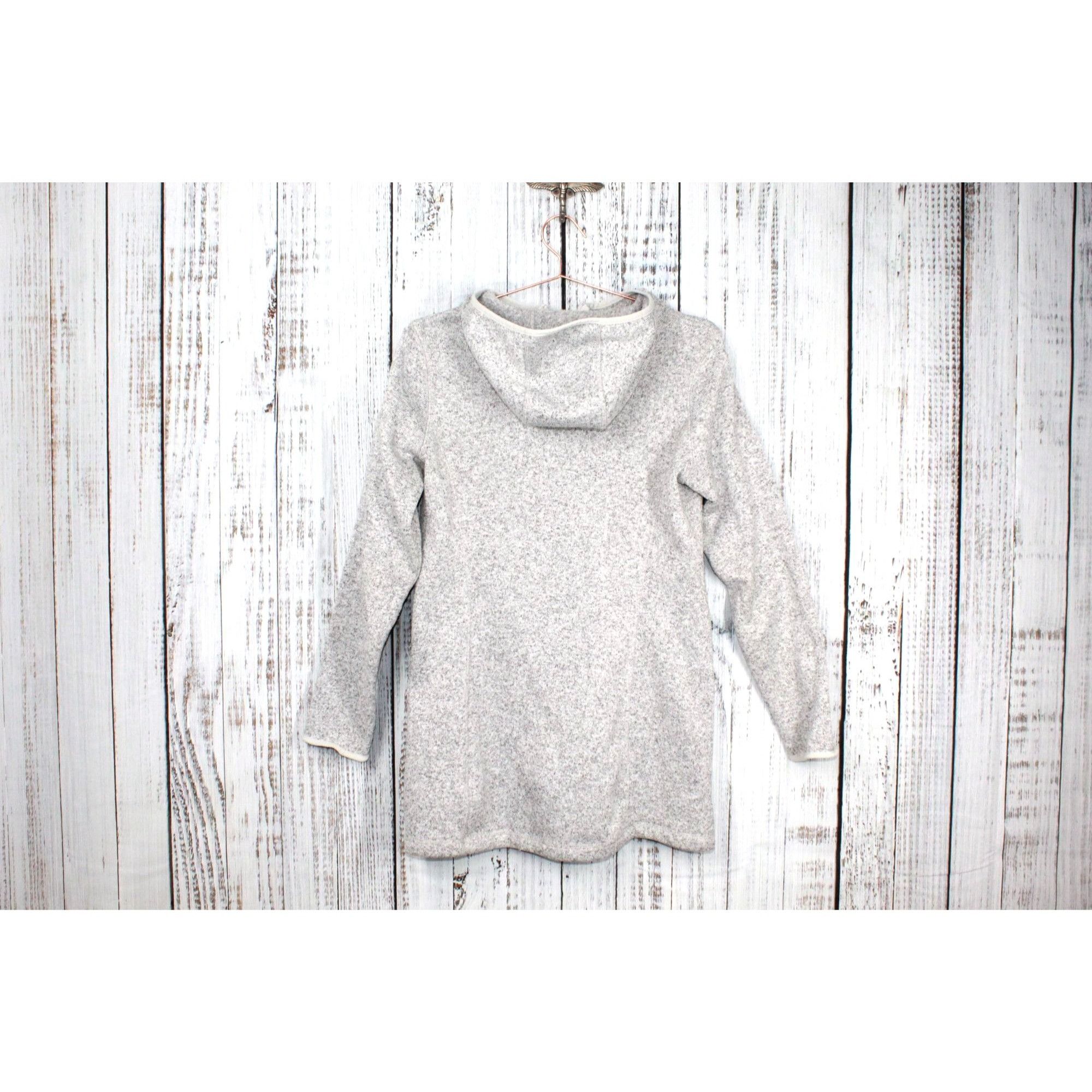 L.L. Bean LL Bean Women's Sweater Fleece Coat Pewter Size Medium Size M / US 6-8 / IT 42-44 - 3 Thumbnail