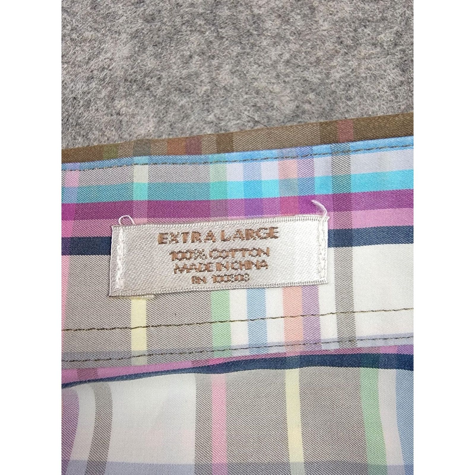 Peter Millar Peter Millar Shirt Mens XL Plaid Multicolor Weekender Wash Long Sleeve Button-Down Collar Button-Up Shirt Size US XL / EU 56 / 4 - 4 Thumbnail