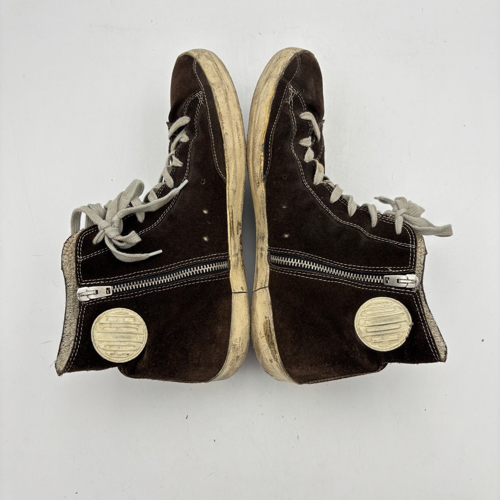 Golden Goose Golden Goose Francy Hi Top Skate Suede Shoes Men's 44 US 11 Size US 11 / EU 44 - 6 Thumbnail