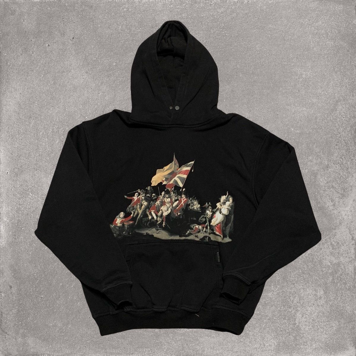Represent Clo. Represent Medium British Archive Graphic Black Hoodie Size US M / EU 48-50 / 2 - 1 Thumbnail