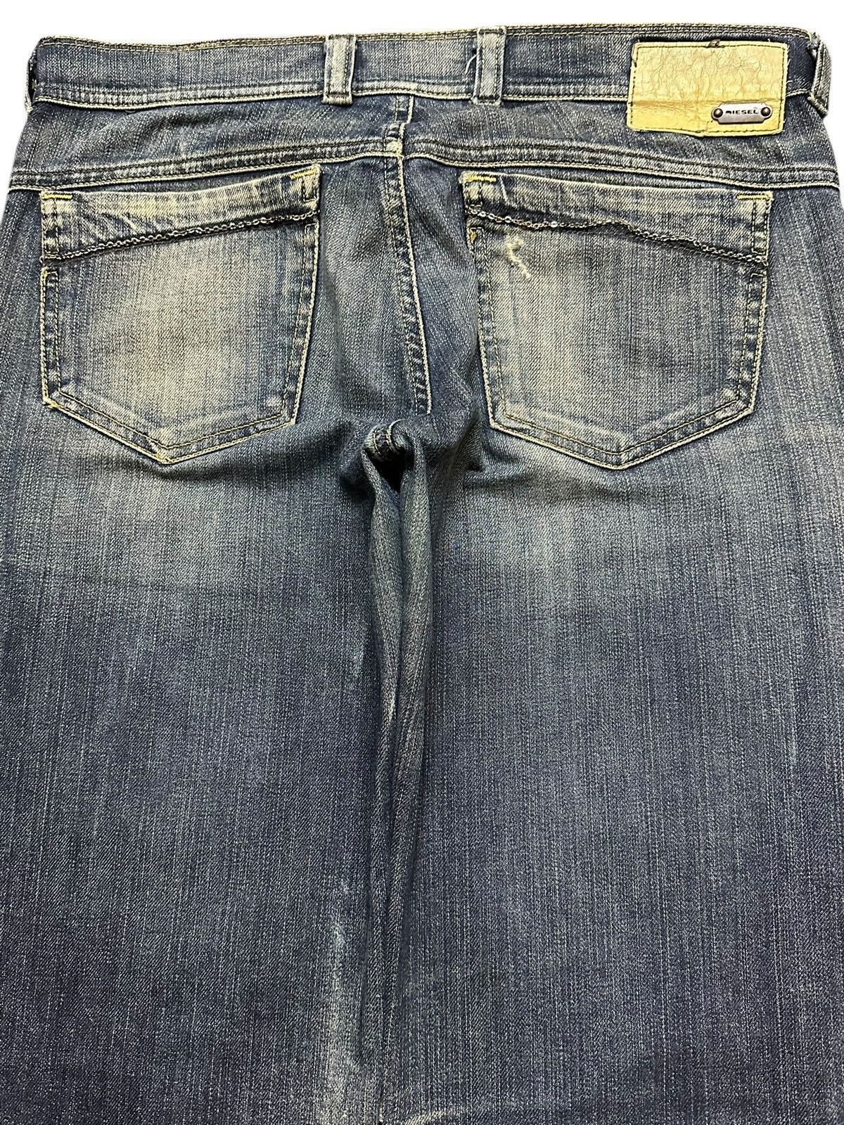 Diesel Vintage Diesel Industry Blue Faded Wash Style Jeans Size US 31 - 5 Thumbnail