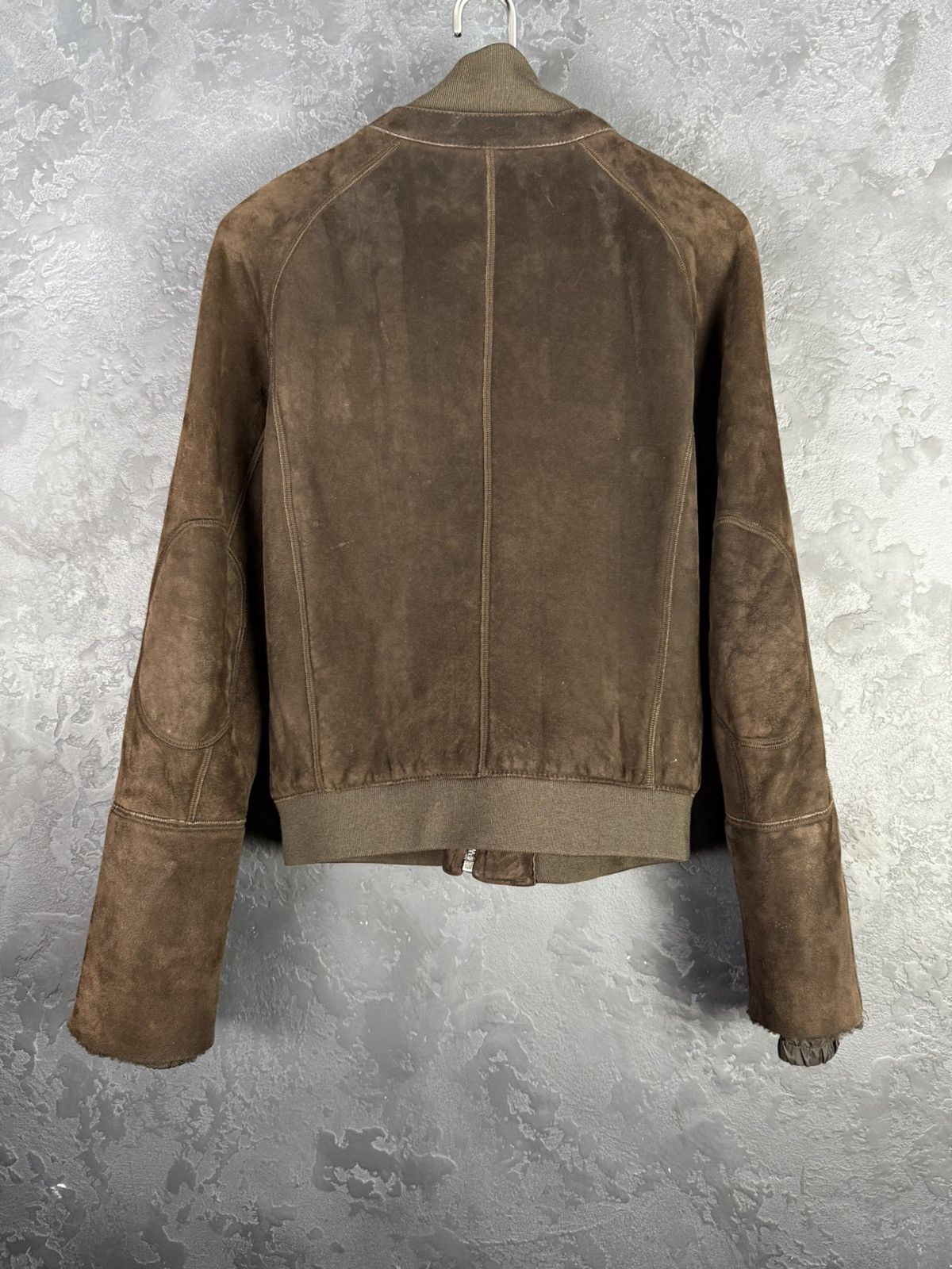 Prada 2000s Prada Brown Shearling Leather Jacket Women's Size L / US 10 / IT 46 - 10 Thumbnail