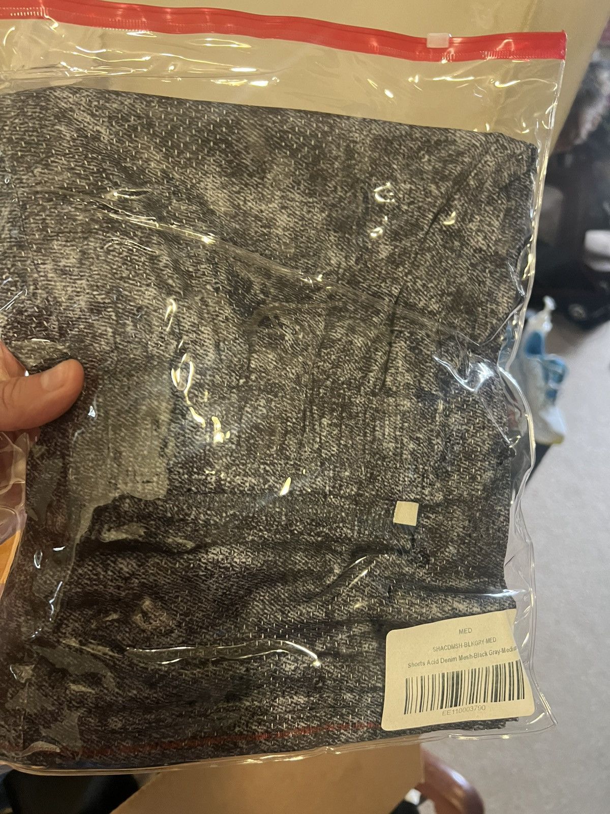 Eric Emanuel Eric Emanuel EE grey black acid denim baggy shorts medium Size US 30 / EU 46 - 3 Thumbnail