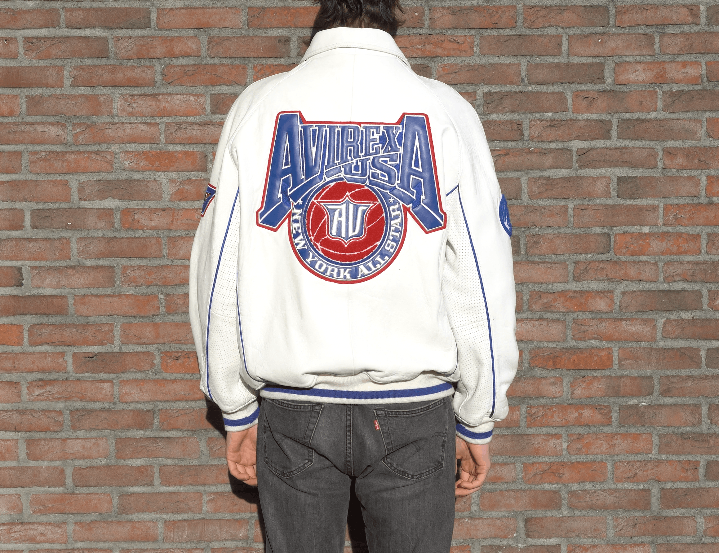 Avirex Avirex NY All Stars leather jacket 🏀 Size US L / EU 52-54 / 3 - 6 Thumbnail