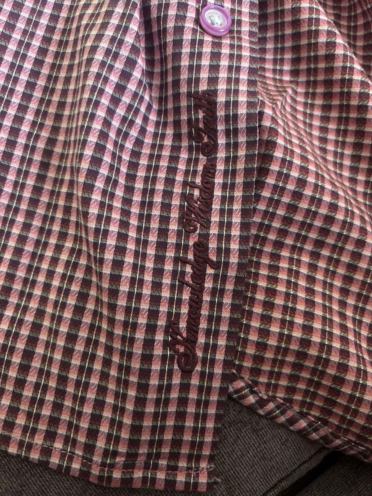 Robert Graham Robert Graham Luxury Plaid Button Up Shirt Barely Used Size US XL / EU 56 / 4 - 4 Thumbnail