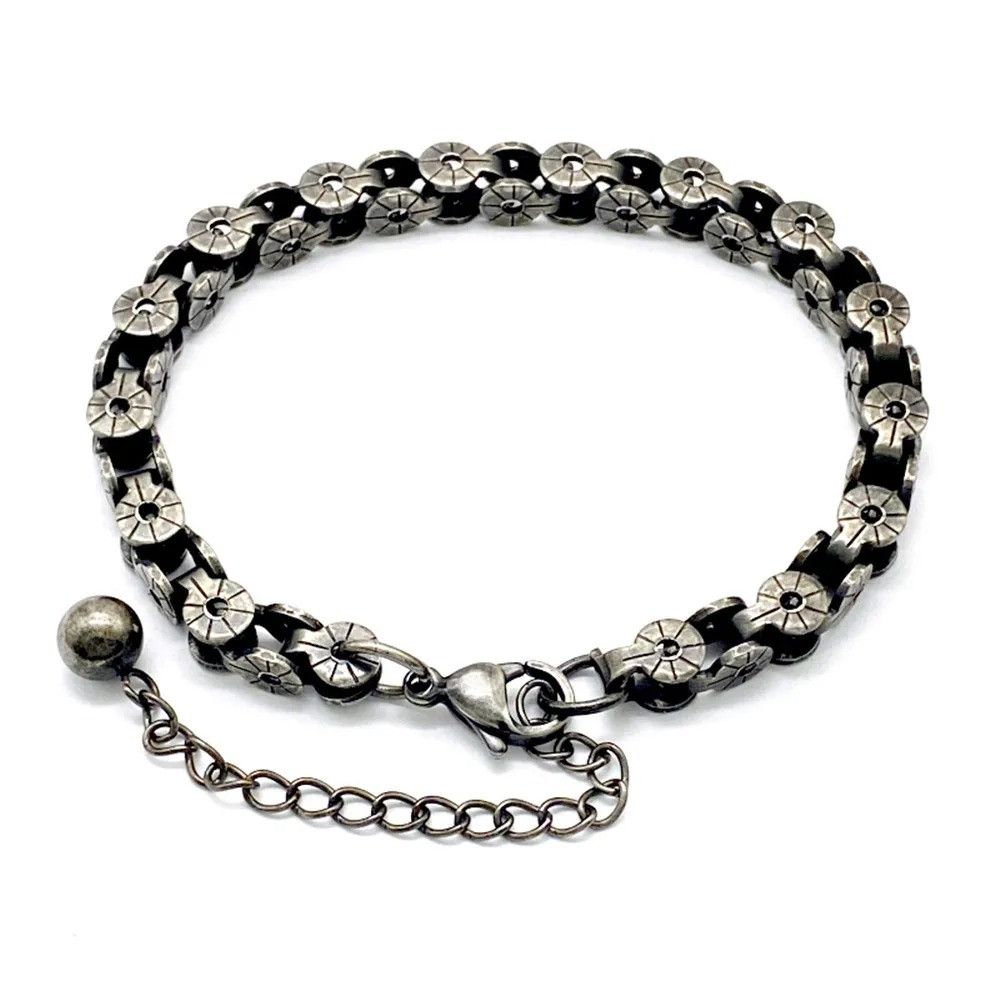 Other Vintage Oxidized Black Chain Bracelet Bangles Gift For Him Size ONE SIZE - 1 Thumbnail