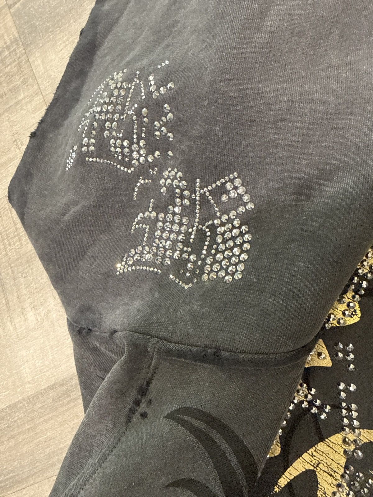 Balenciaga Balenciaga Gold Tacky Embellished Zip Up Size US L / EU 52-54 / 3 - 7 Thumbnail