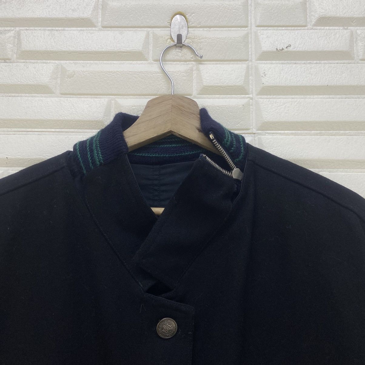 CLOSED × Marithe + Francois Girbaud Vtg Closed Marithe Francois Girbaud Wool Reversible Jacket Size US L / EU 52-54 / 3 - 16 Thumbnail