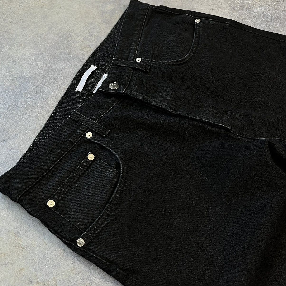 Helmut Lang HELMUT LANG MASK HI STRAIGHT BLACK JEANS Size US 35 - 4 Thumbnail