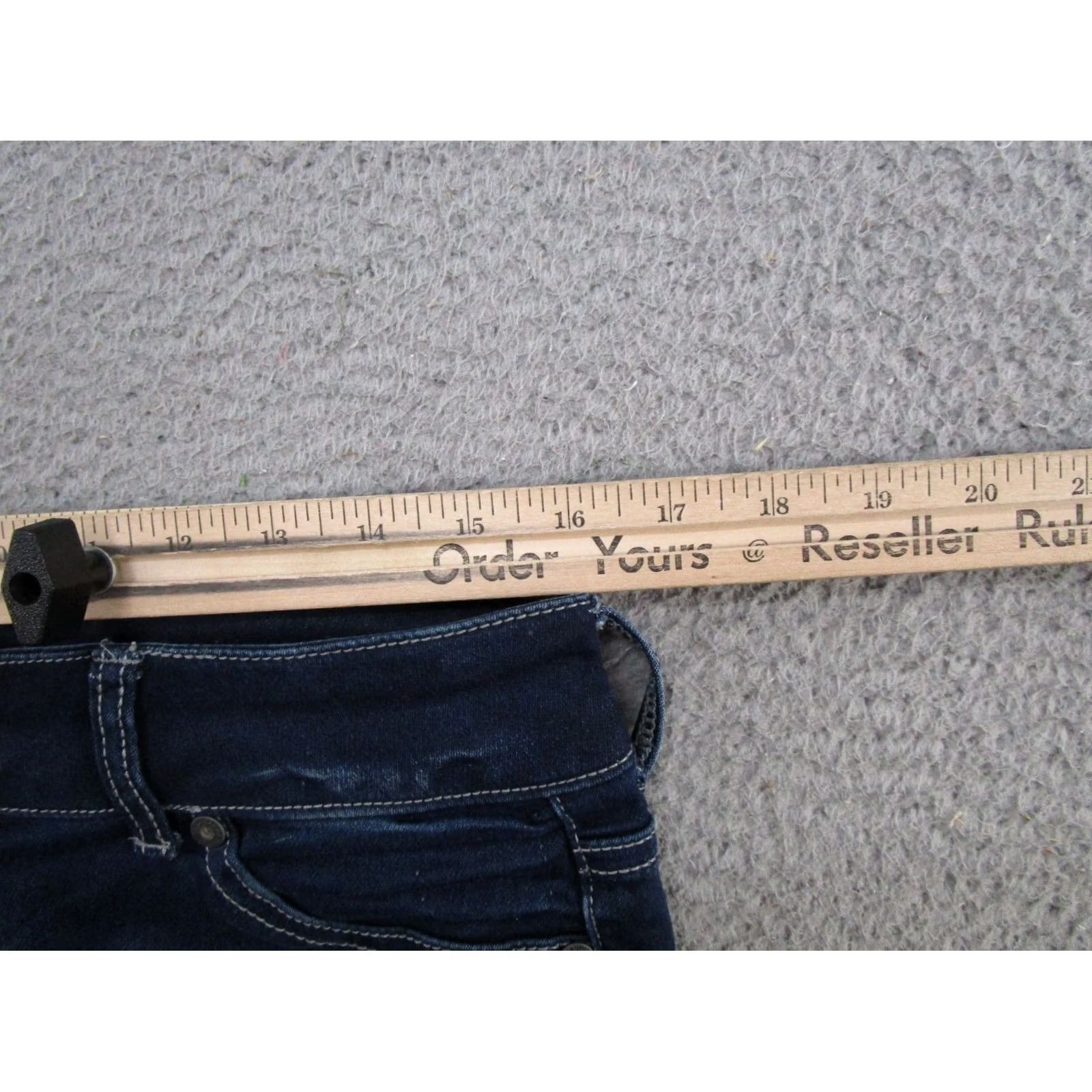 Vintage Maurices Denim Jeans Jeggings Size L Short Skinny Stretch Size 36" / US 14 / IT 50 - 5 Thumbnail
