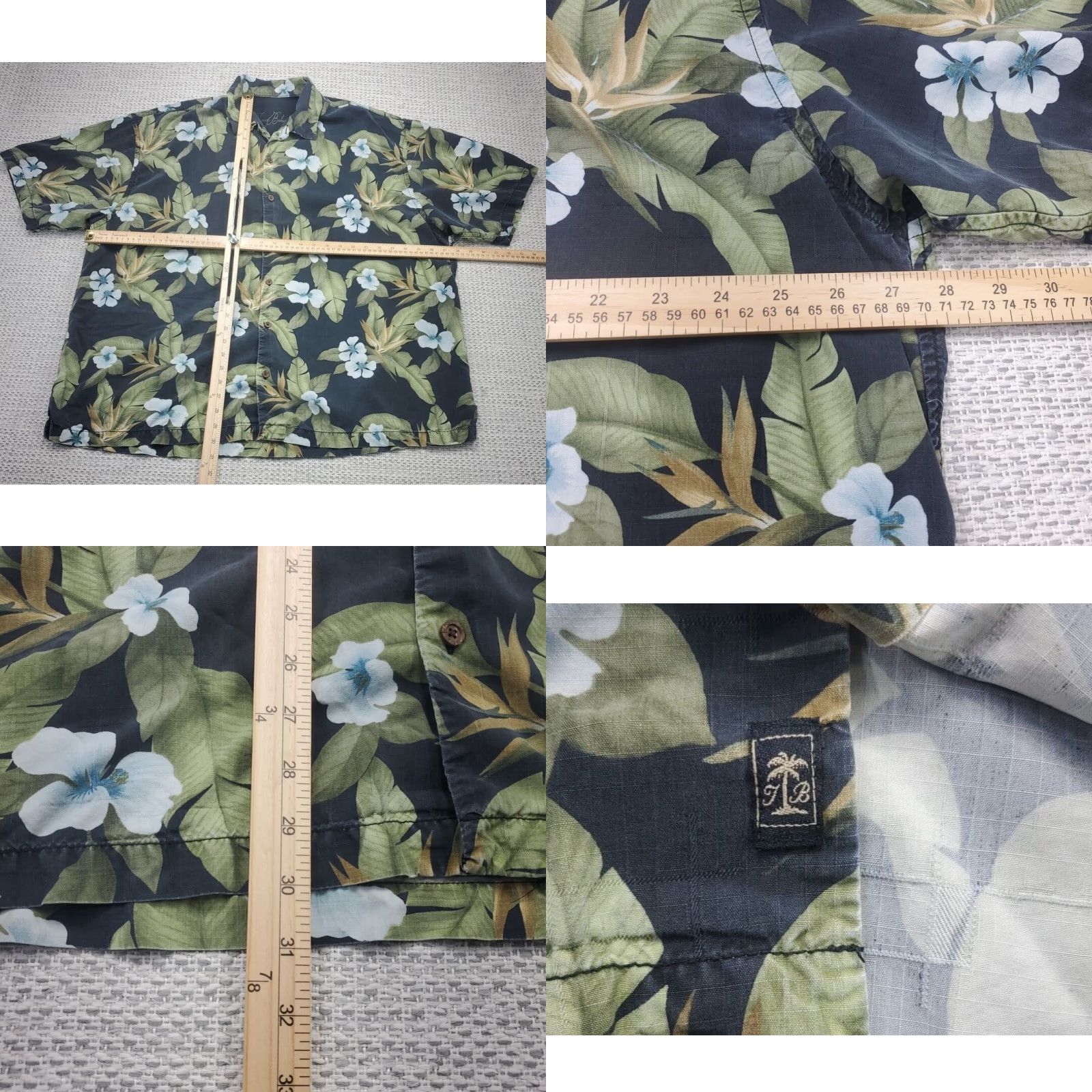 Tommy Bahama VINTAGE Tommy Bahama Hawaiian Shirt Mens 2XL Floral Tropical Button-Up 100% Silk Silk Shirt Men’s Short Sleeve Casual Beach Size US XXL / EU 58 / 5 - 8 Thumbnail