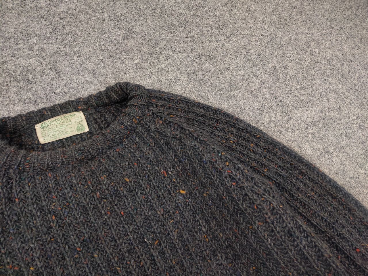 Aran Crafts Vintage 80's Donegal Woollen Knit Wool Sweater Fisherman Size US S / EU 44-46 / 1 - 5 Thumbnail