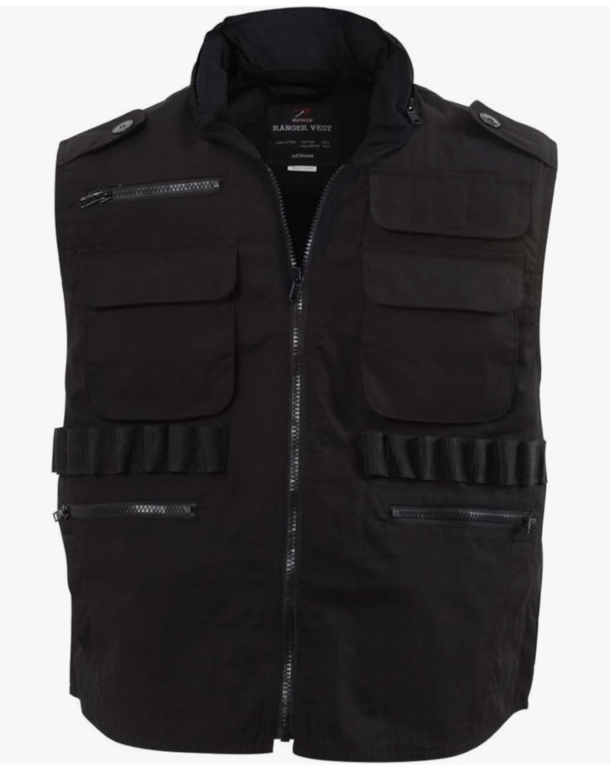 Rothco Rothco Ranger Vest Black Utility Hunting Concealed Carry Size US XL / EU 56 / 4 - 11 Thumbnail