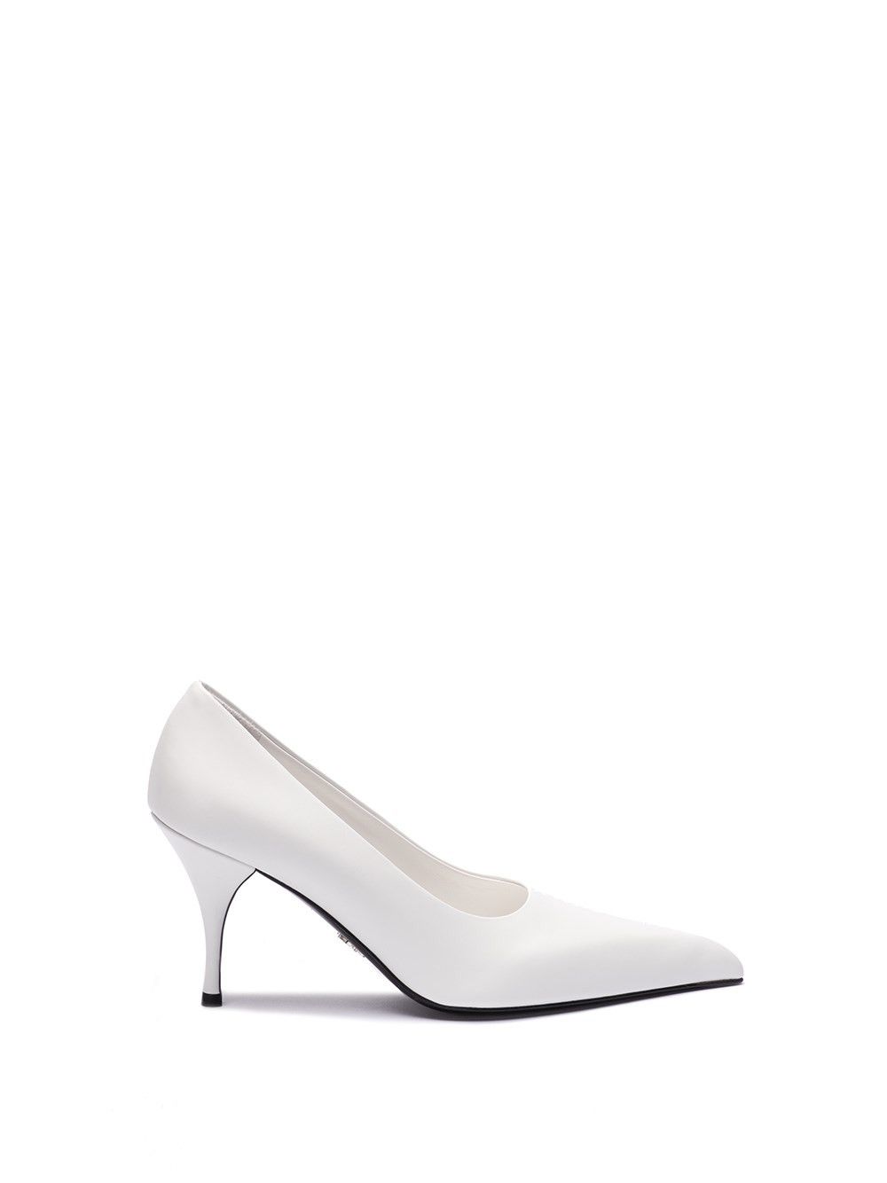 image of Prada Leather Pumps Size Eu 37 For Women Shoes in Bianco
