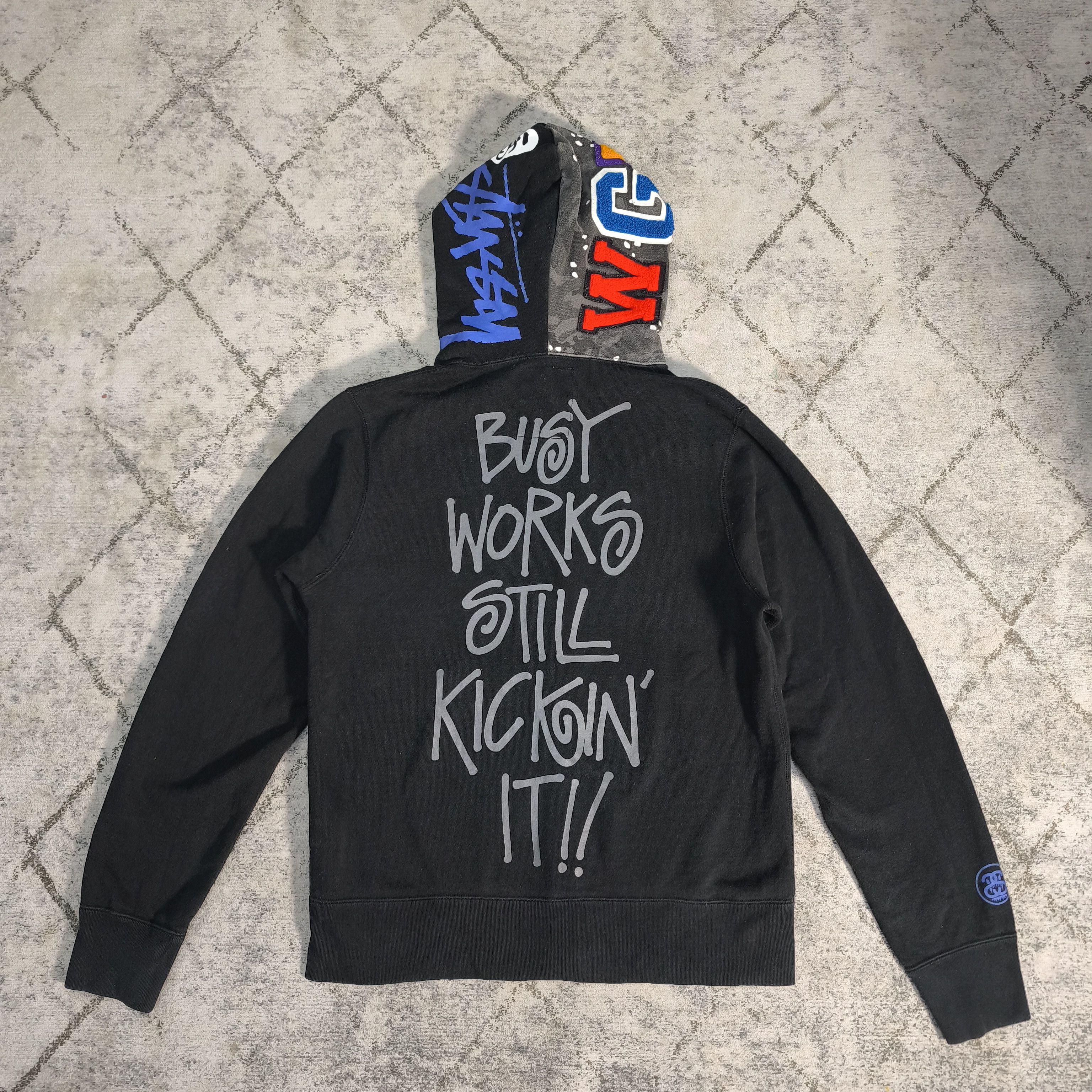 Bape × Stussy 🔥🔥 2013 Bape x Stussy Shark Hoodie Size US M / EU 48-50 / 2 - 6 Thumbnail