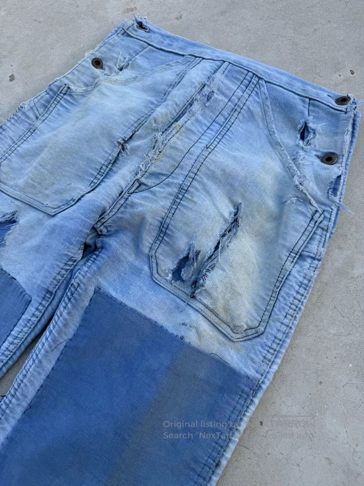 Vintage 50s French Moleskin Work Pants.