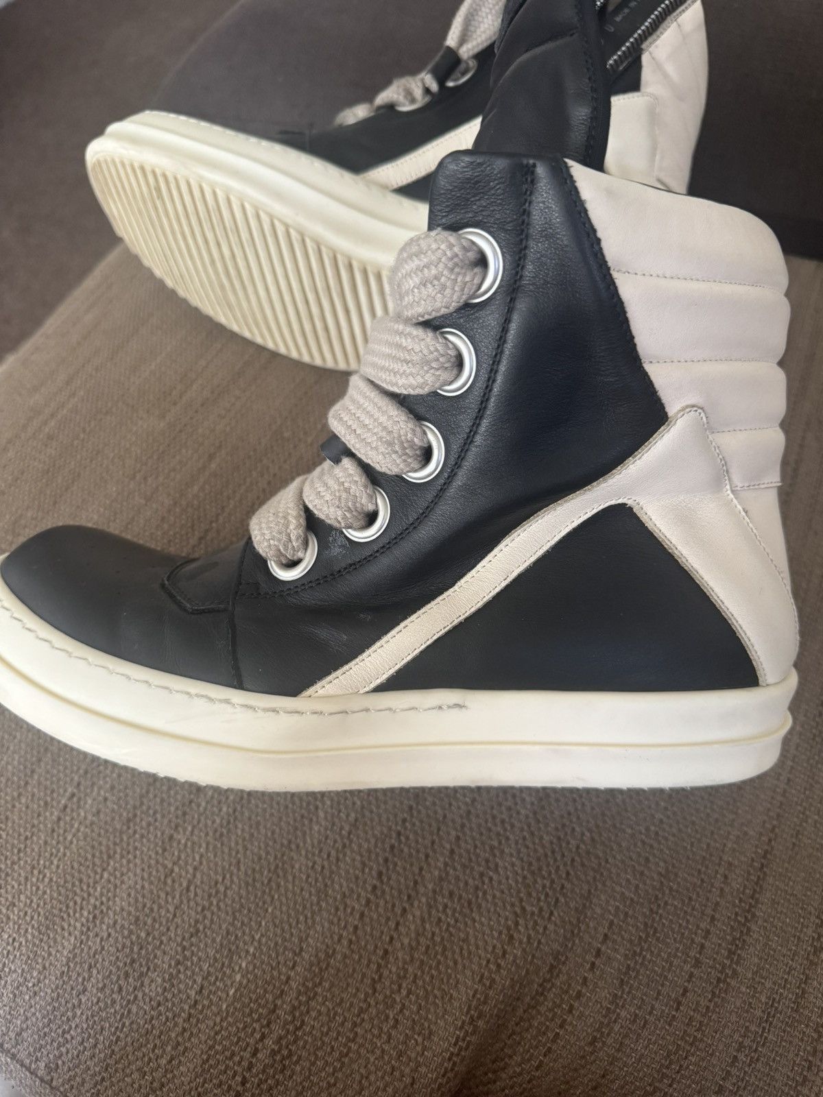 Rick Owens Jumbo Lace Geobaskets Size US 10 / EU 43 - 4 Thumbnail