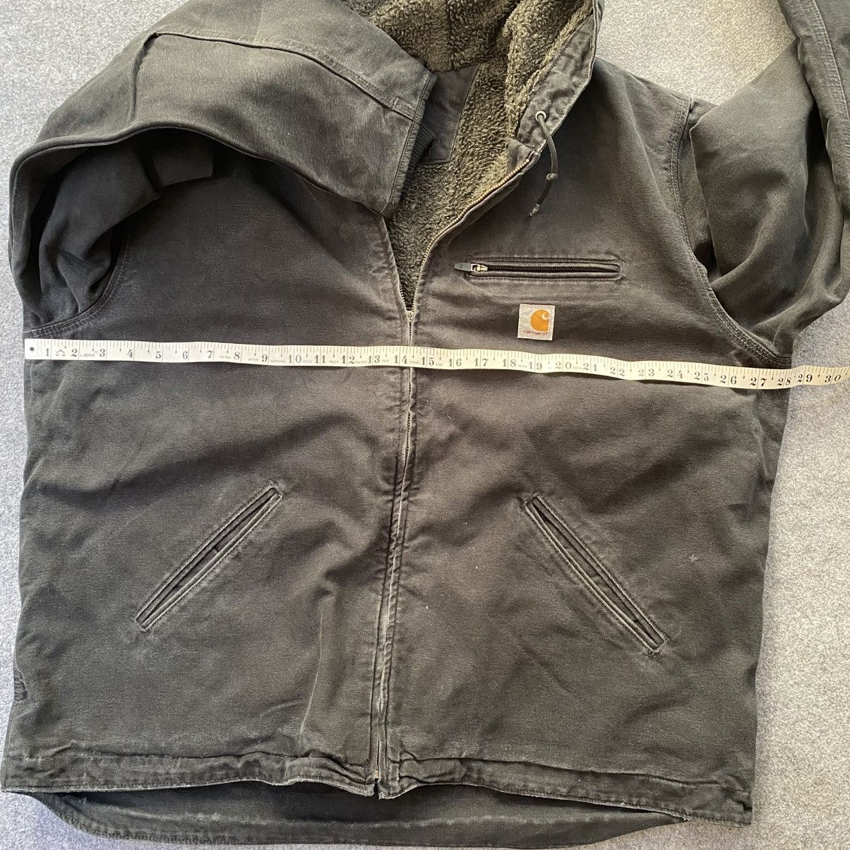 Carhartt Vintage Carhartt Black Hooded Detroit StyleJacket Size US XL / EU 56 / 4 - 8 Thumbnail