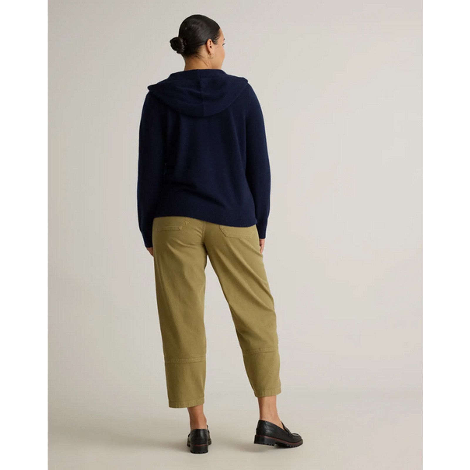 Quince Quince Mongolian Cashmere Full-Zip Hoodie NAVY S NWOT Size S / US 4 / IT 40 - 6 Thumbnail