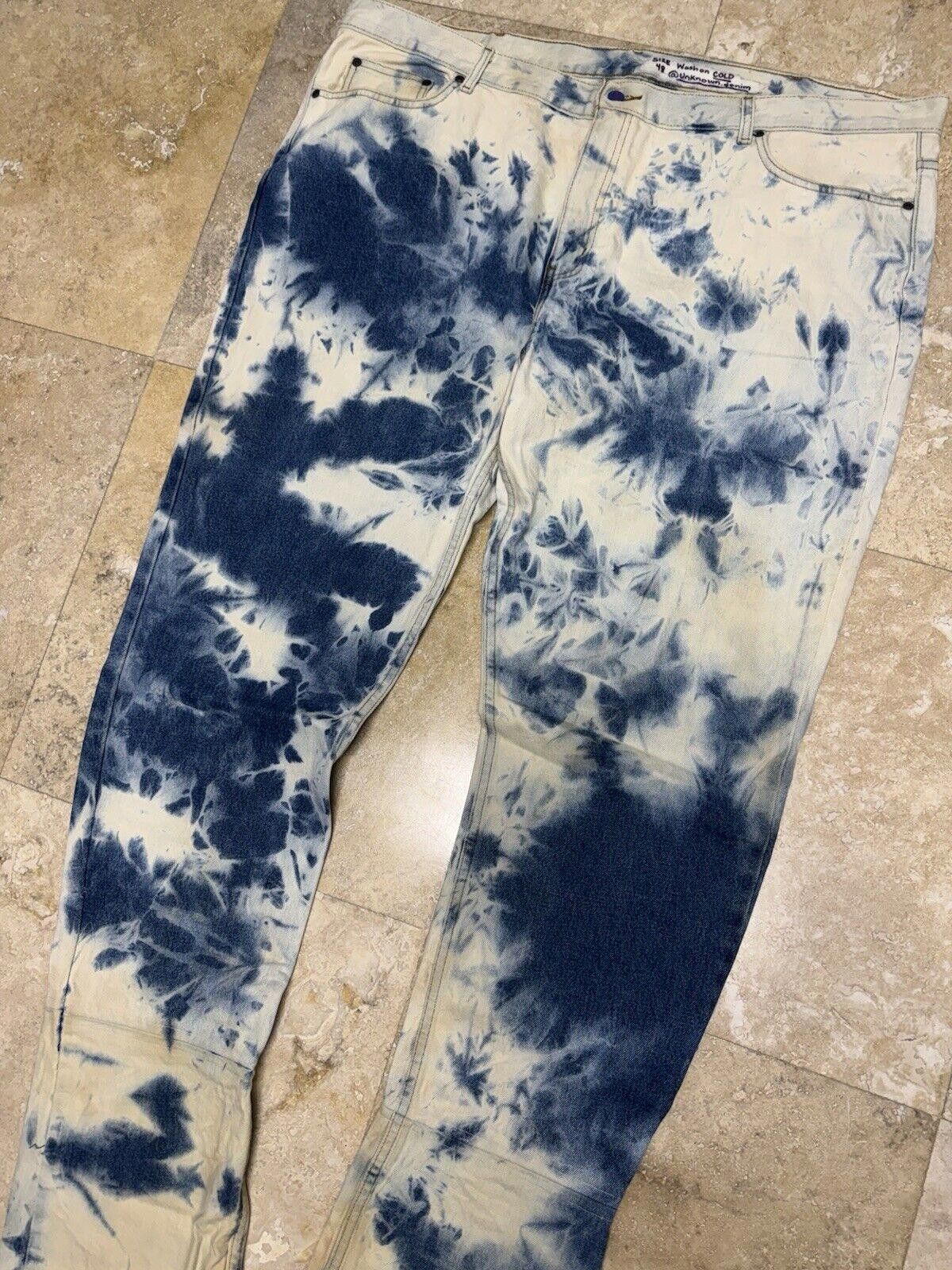 Rock Revival Jeans Men's Size 48 Tie Dye Stretch Stacked Jeans Size US 32 / EU 48 - 4 Thumbnail