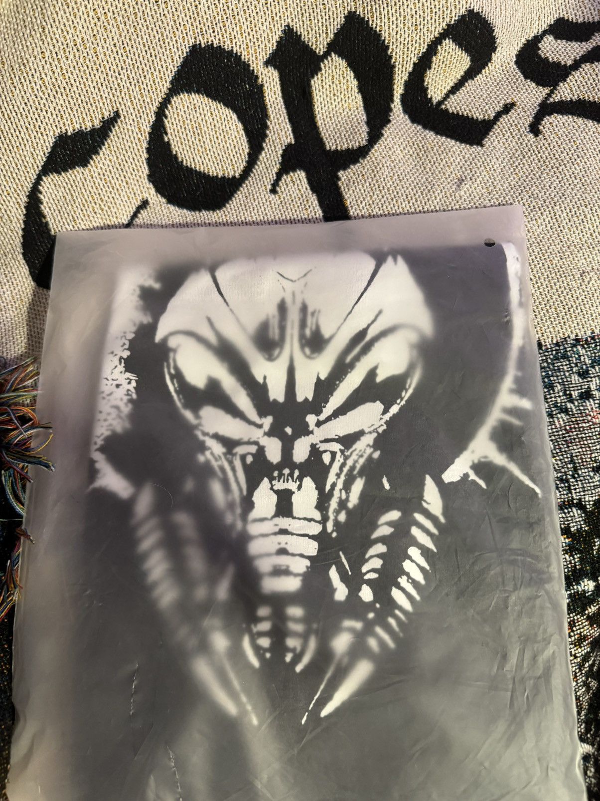 Copes copes Greytech Alien tee vintage stone washed black Size US S / EU 44-46 / 1 - 4 Thumbnail