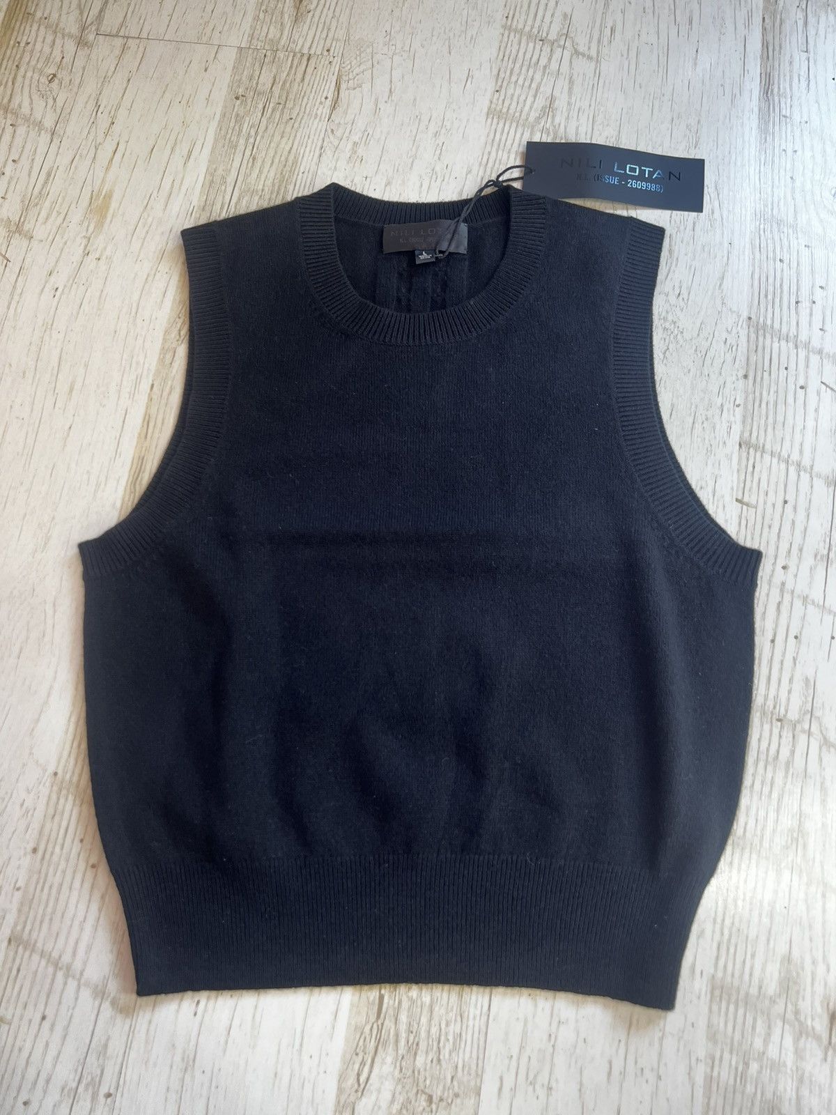 Nili Lotan Nili Lotan Cashmere May Sweater Tank Top Size L NWT Size L / US 10 / IT 46 - 6 Thumbnail