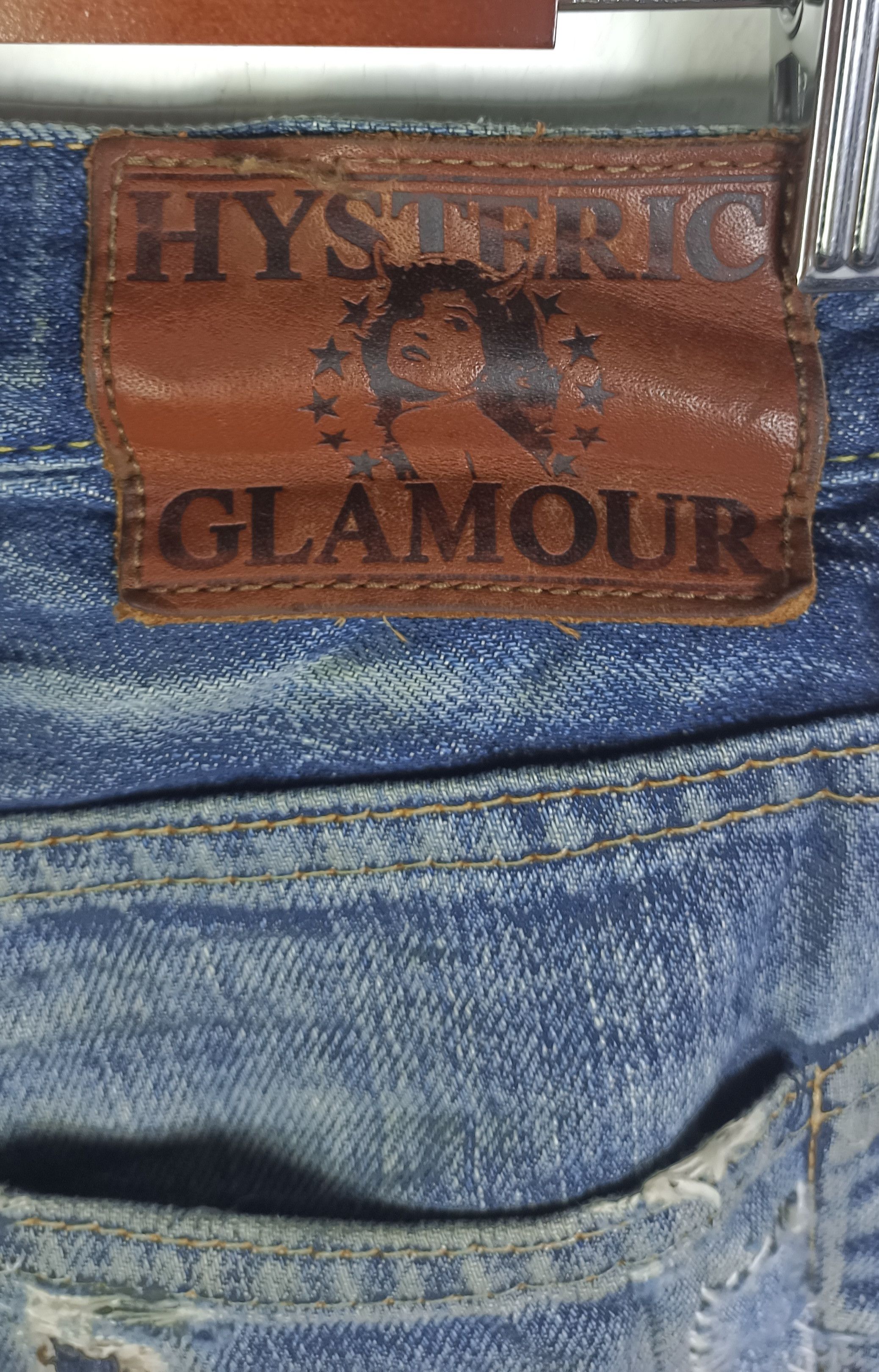 Hysteric Glamour × Japanese Brand × Vintage Vintage💥 Hysteric Glamour Full Selvedge Distressed Jeans Size US 31 - 13 Thumbnail
